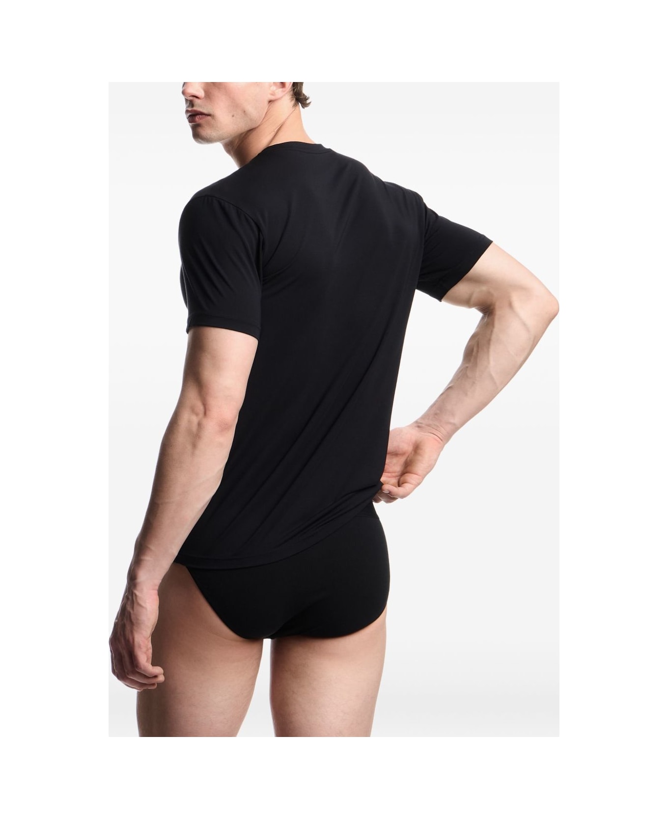 Emporio Armani Logo T-shirt - Black