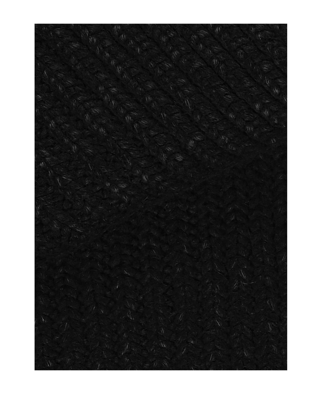 UGG Scarf With Logo - Black