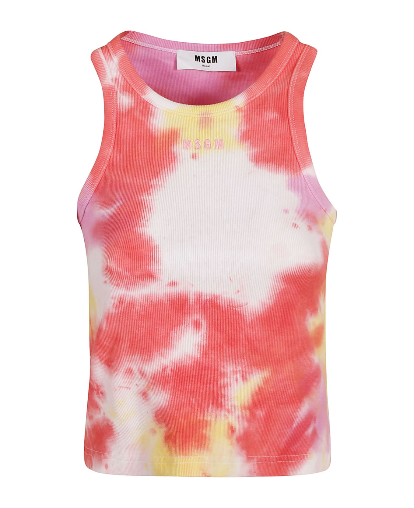 MSGM Bleached Tank Top - multicolor タンクトップ