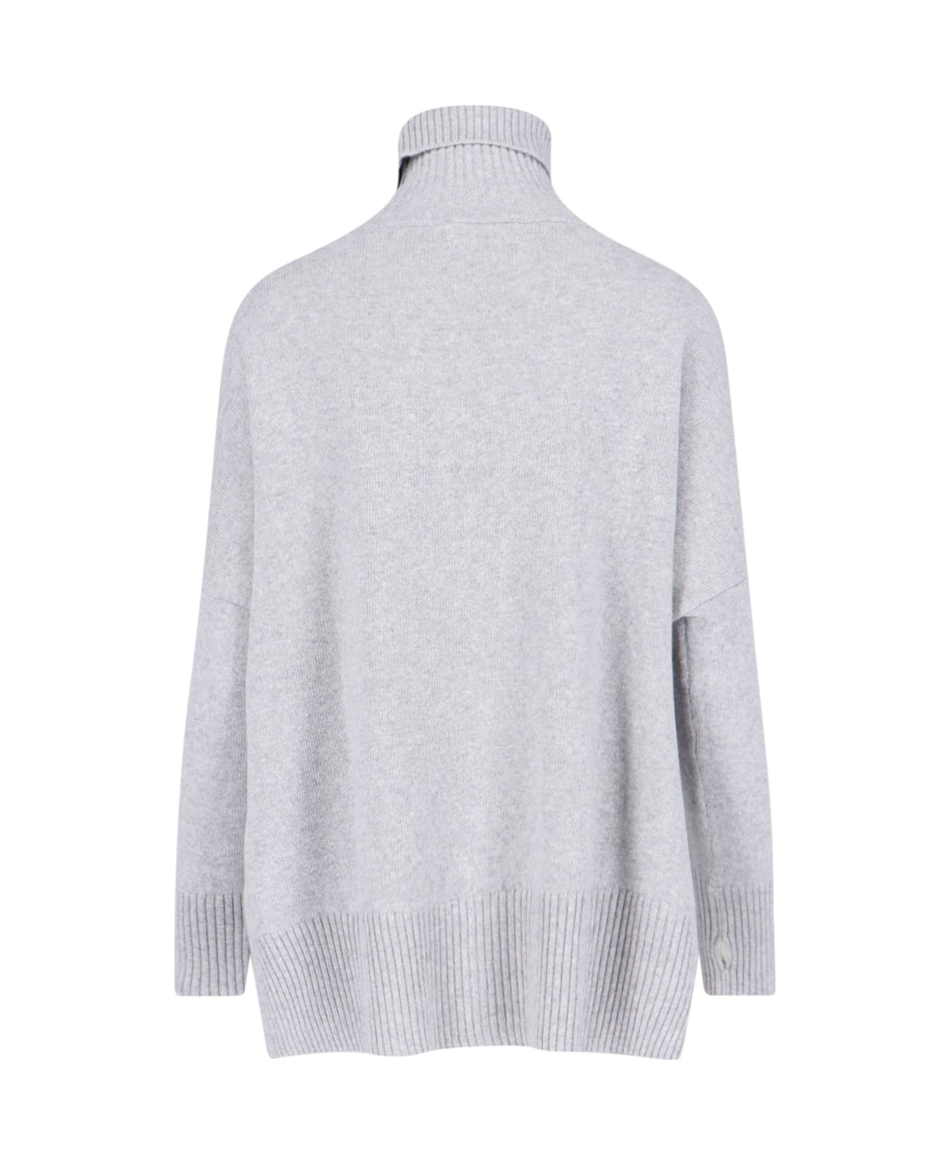 Ma'ry'ya High Neck Sweater - Gray