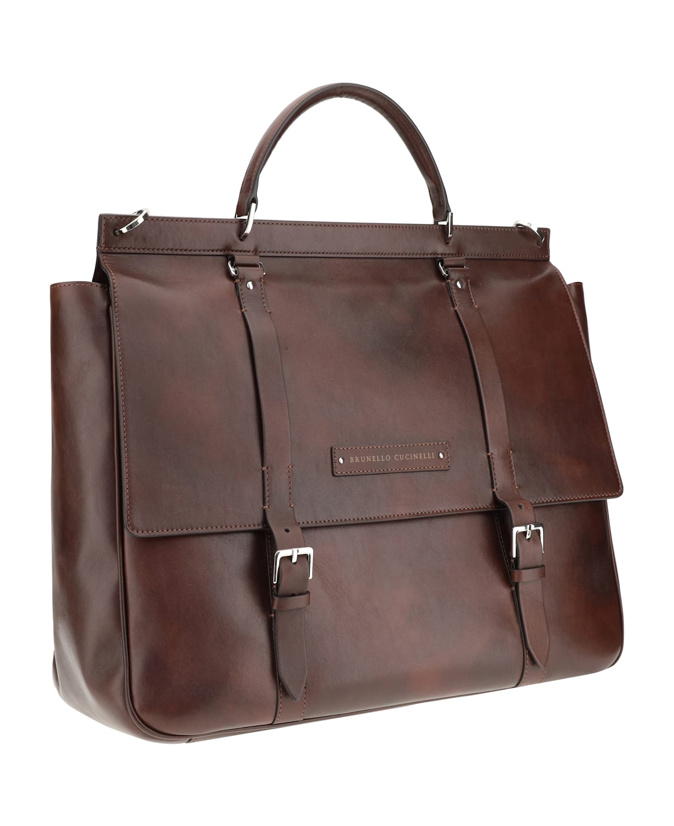 Brunello Cucinelli Leather Travel Bag