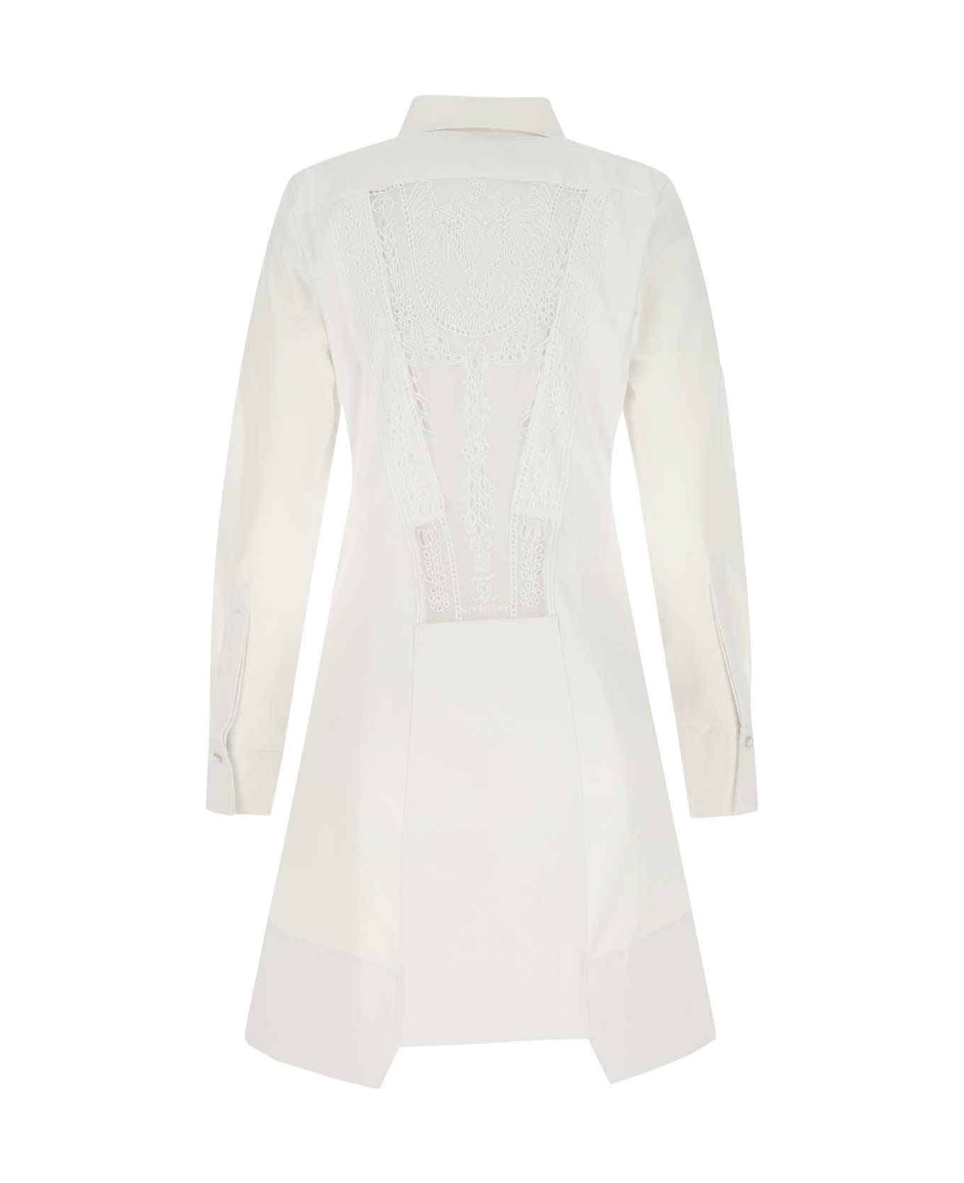 Givenchy White Cotton Shirt Dress - 100 ワンピース＆ドレス