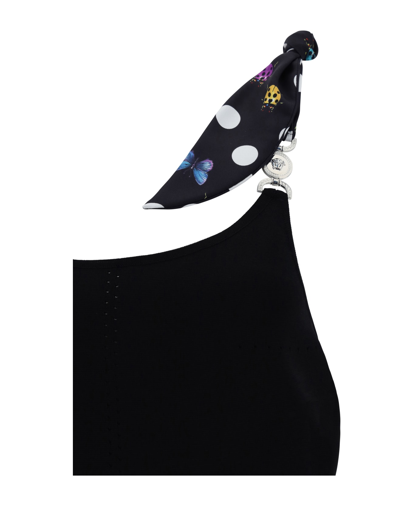 Versace Dua Lipa X Versace - Knitted Dress - Black ワンピース＆ドレス