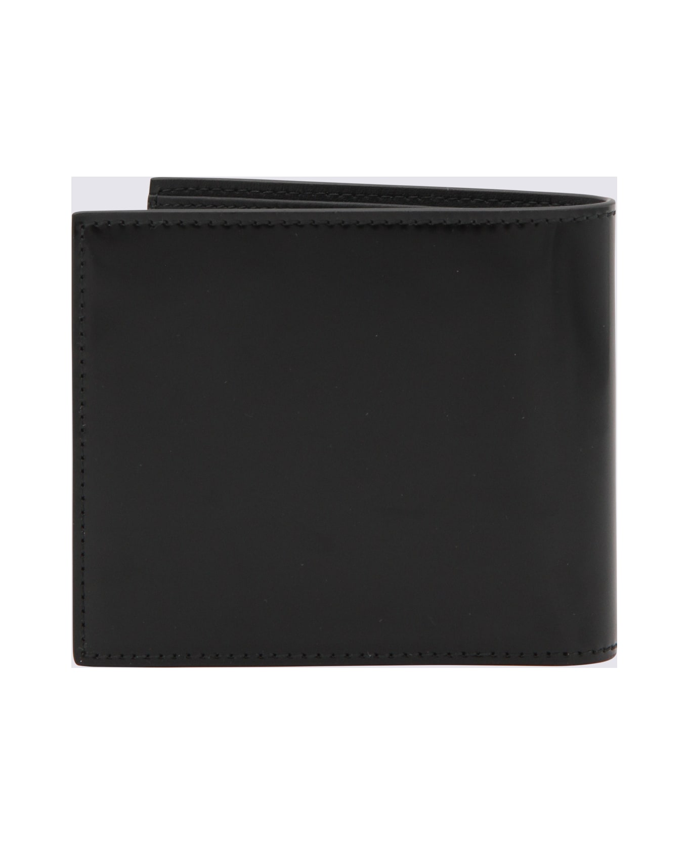 Ferragamo Black Leather 3d Logo Wallet