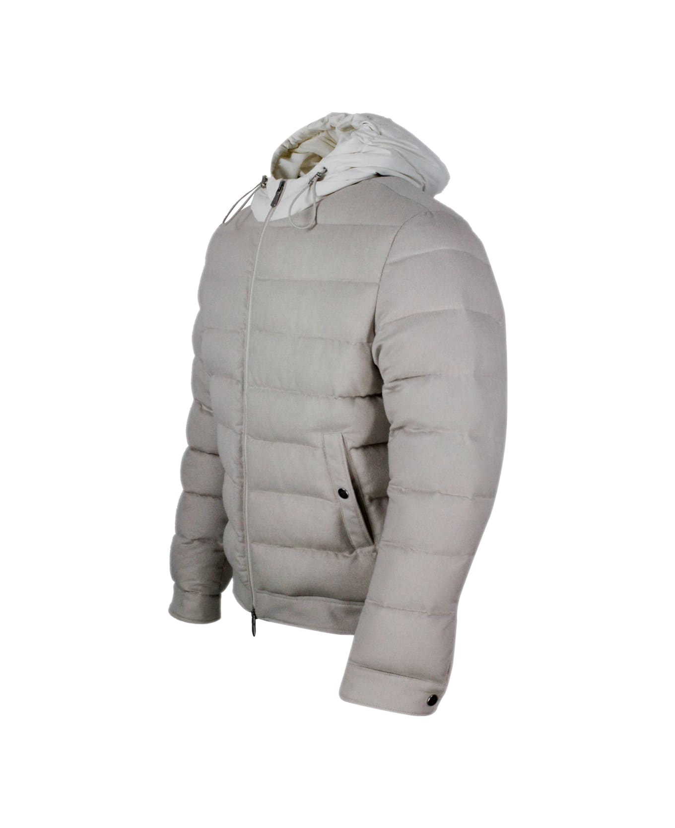 Eleventy Down Jacket - Beige