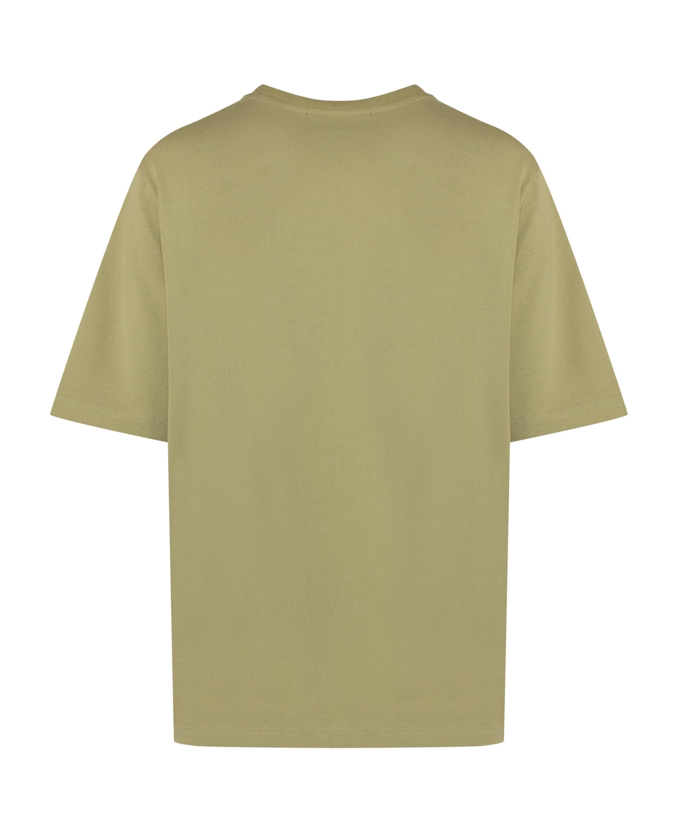 Maison Kitsuné Logo Cotton T-shirt - green Tシャツ
