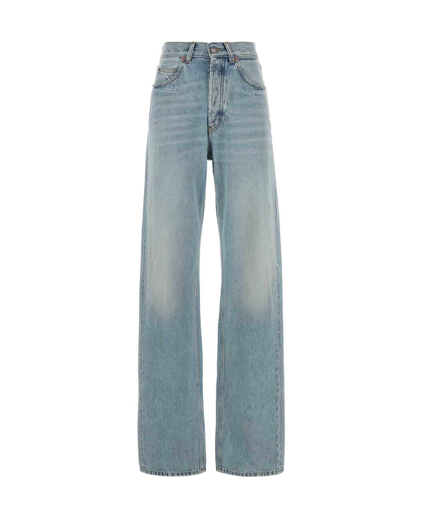 Saint Laurent Denim Wide-leg Jeans - MICHIGANBLUE