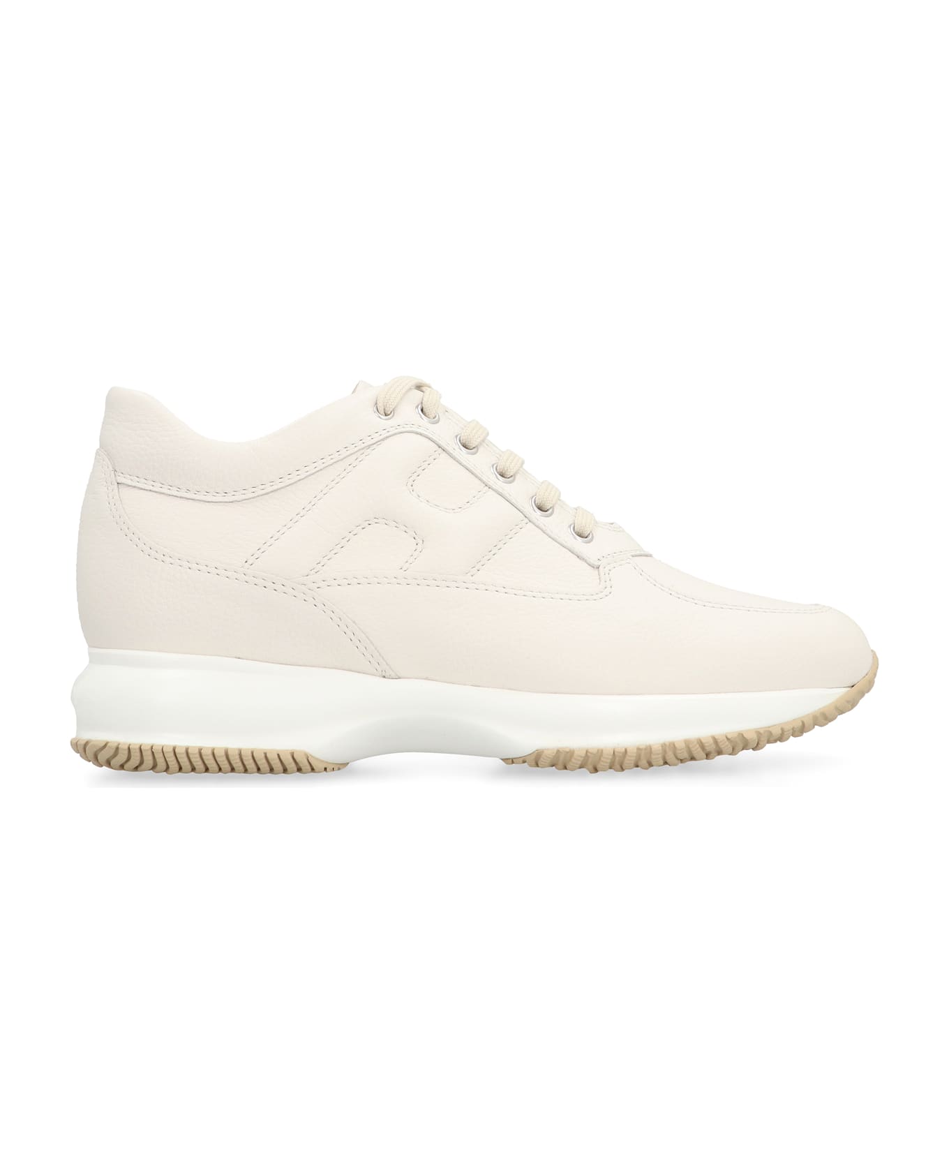 Hogan Interactive Leather Sneakers - White