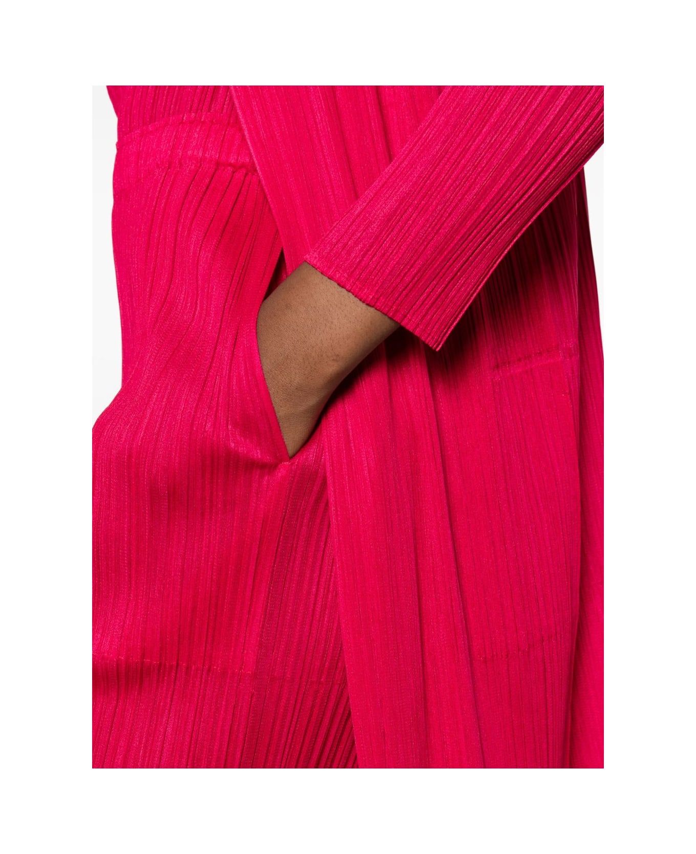 Pleats Please Issey Miyake Pleated Trousers - Red