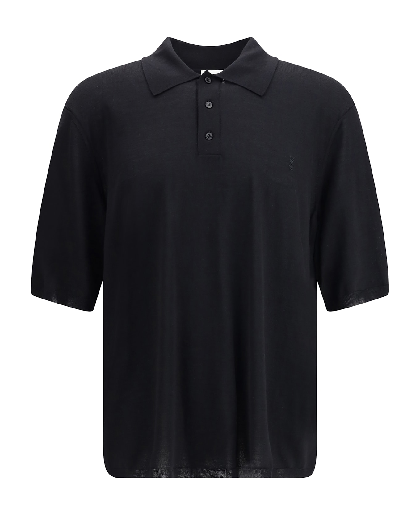 Saint Laurent Wool Polo Shirt