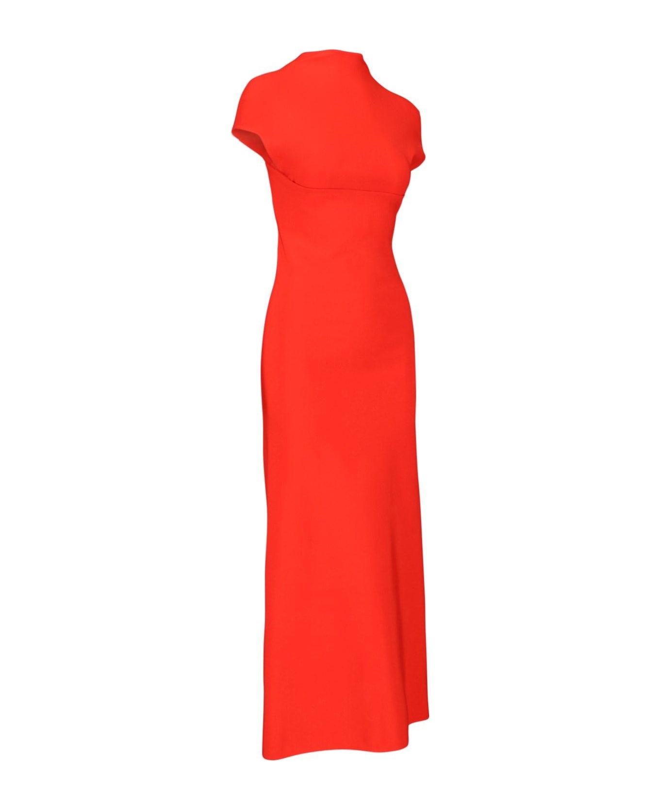 Alaia Maxi Corset Dress - RED