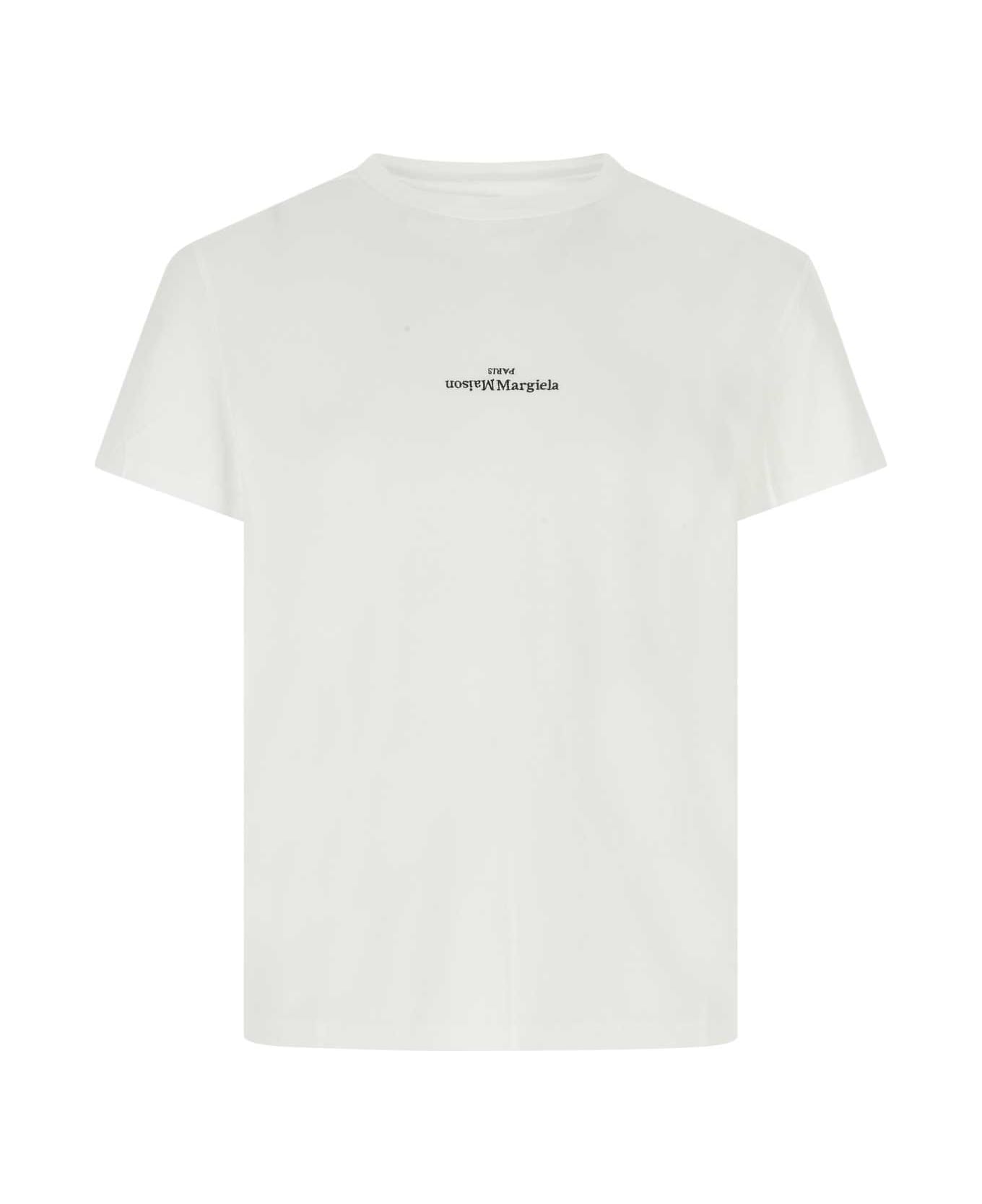 Maison Margiela White Cotton T-shirt - 994 シャツ