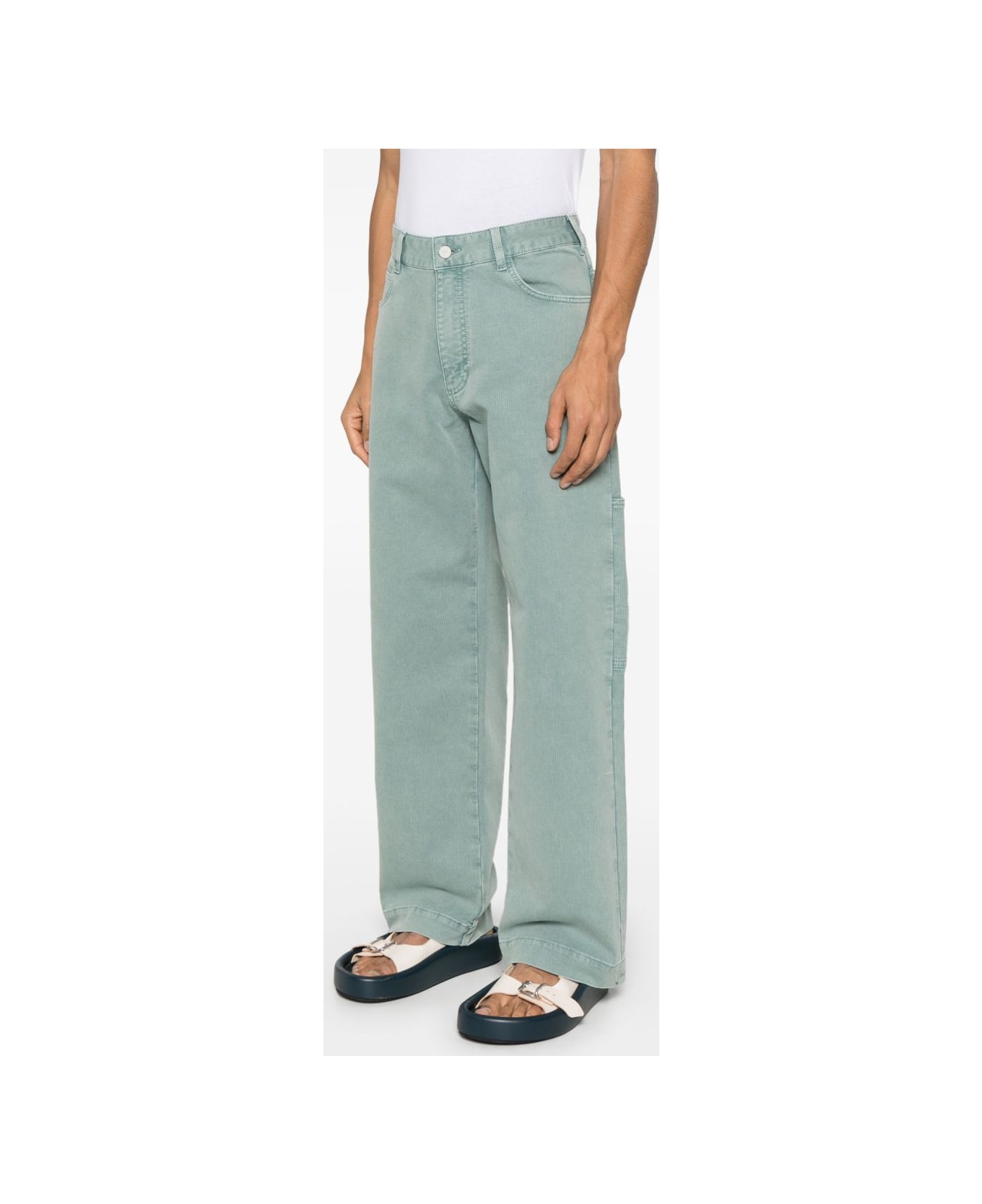 Emporio Armani Denim Cotton Jeans - Clear Blue