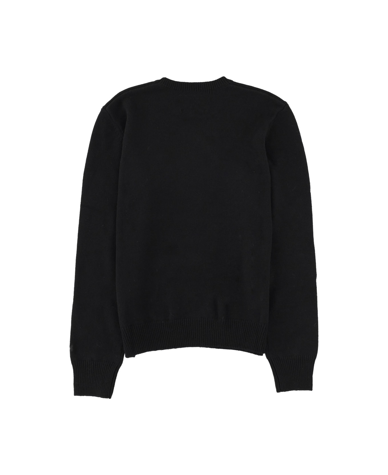 MC2 Saint Barth "new Queen" Jersey With Embroidery - BLACK