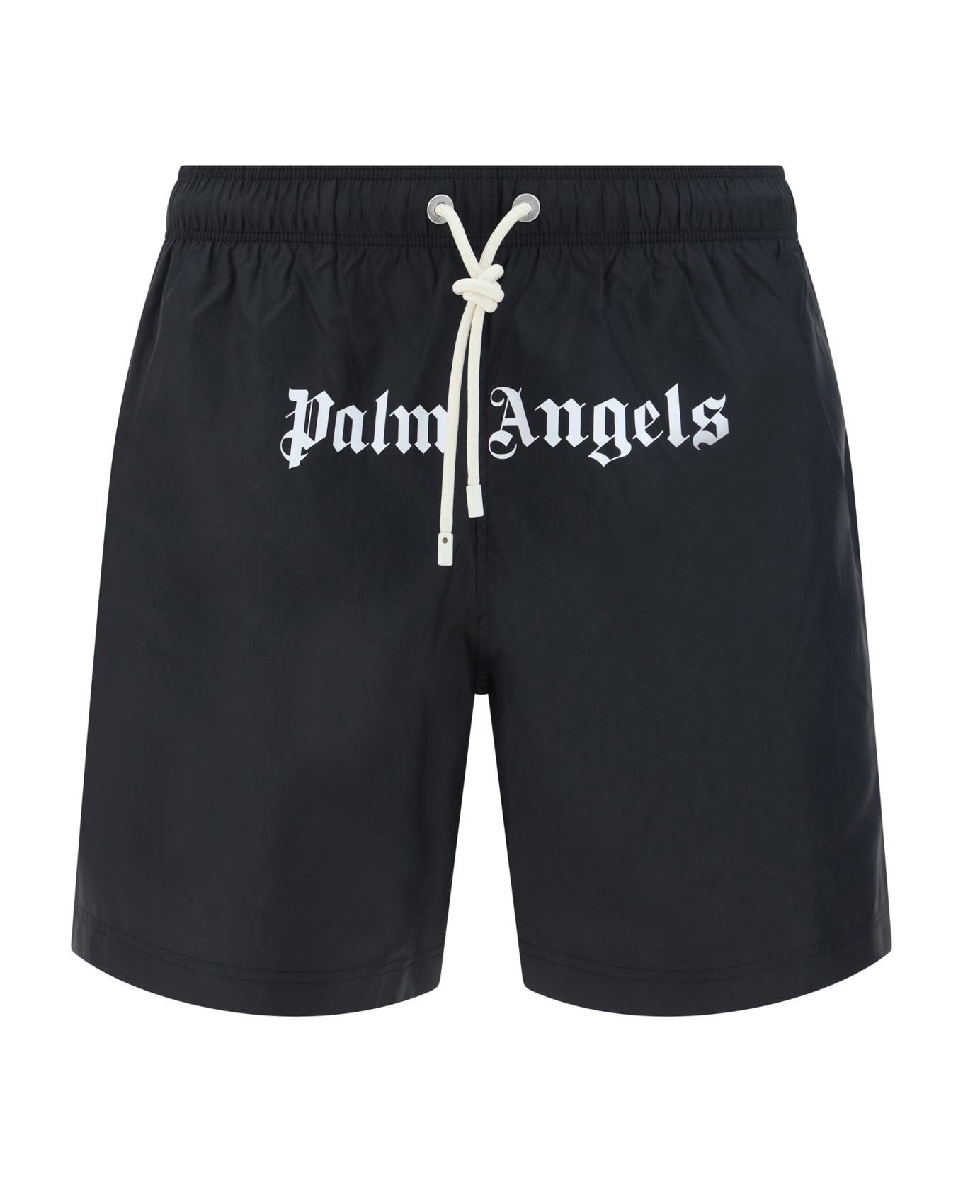 Palm Angels Swimshorts - Black/white