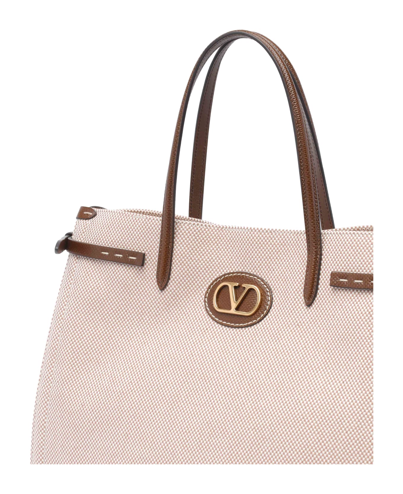 Valentino Garavani Medium Antibes Tote Bag - Beige