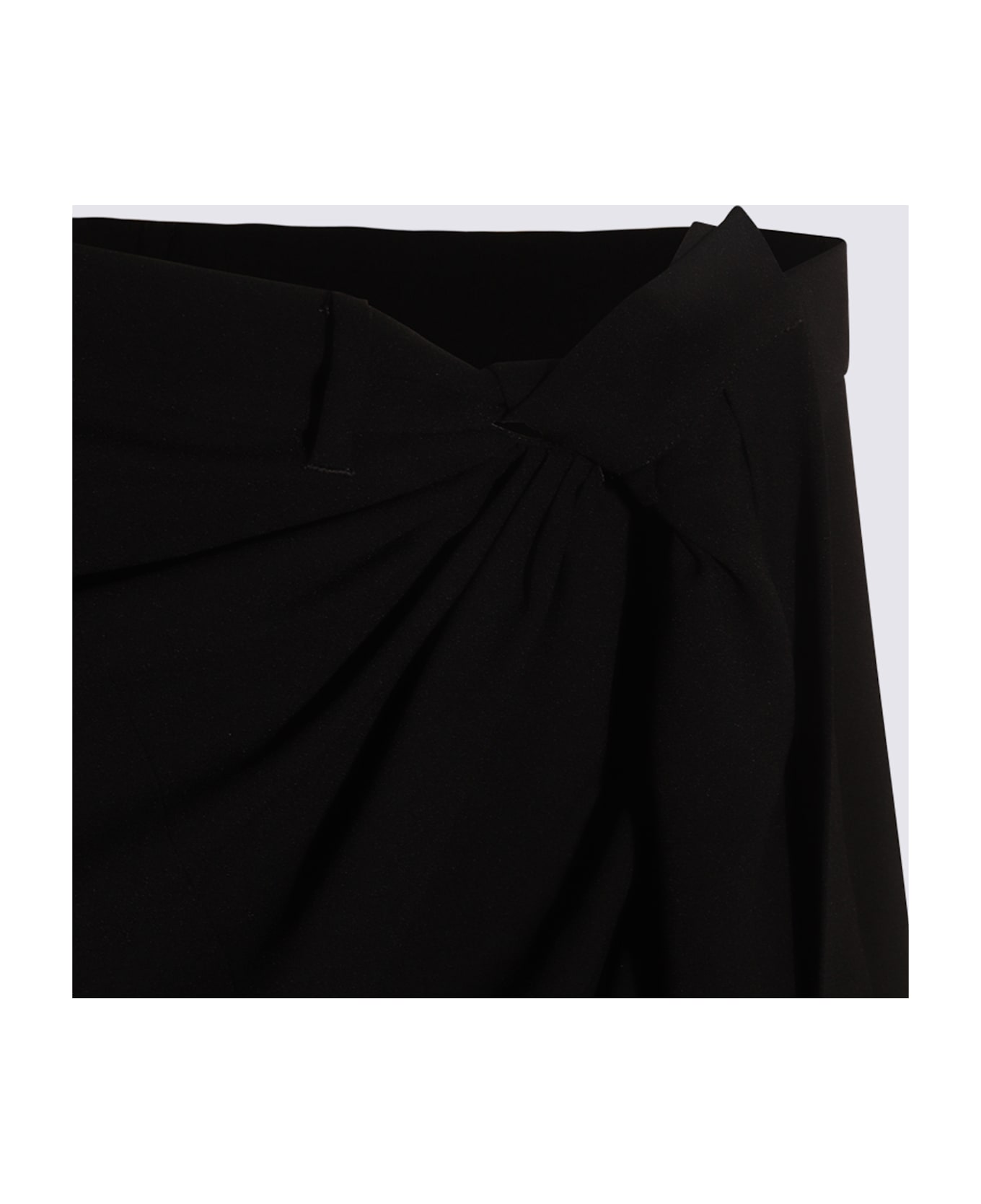 Balenciaga Black Midi Skirt - Black
