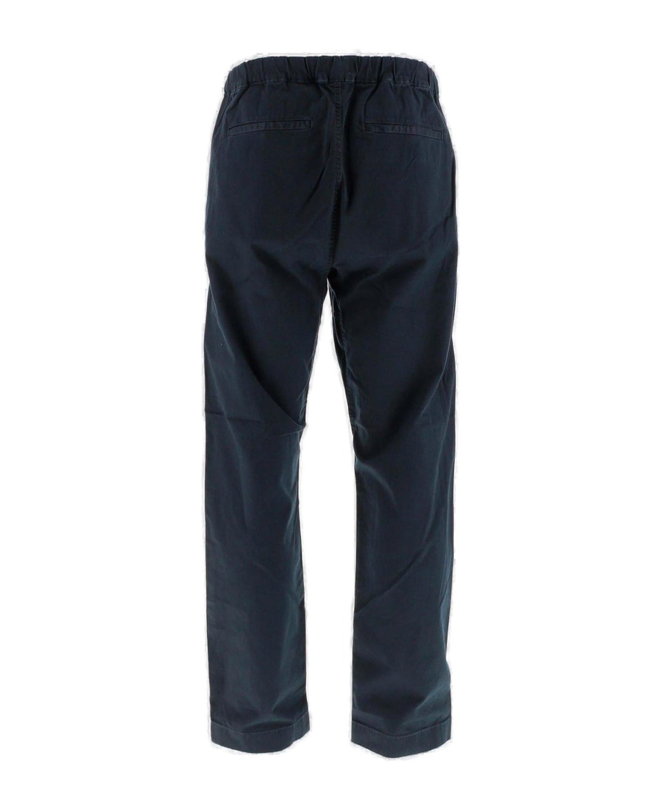 Woolrich Straight-leg Belted-waist Trousers - Melton Blue ボトムス