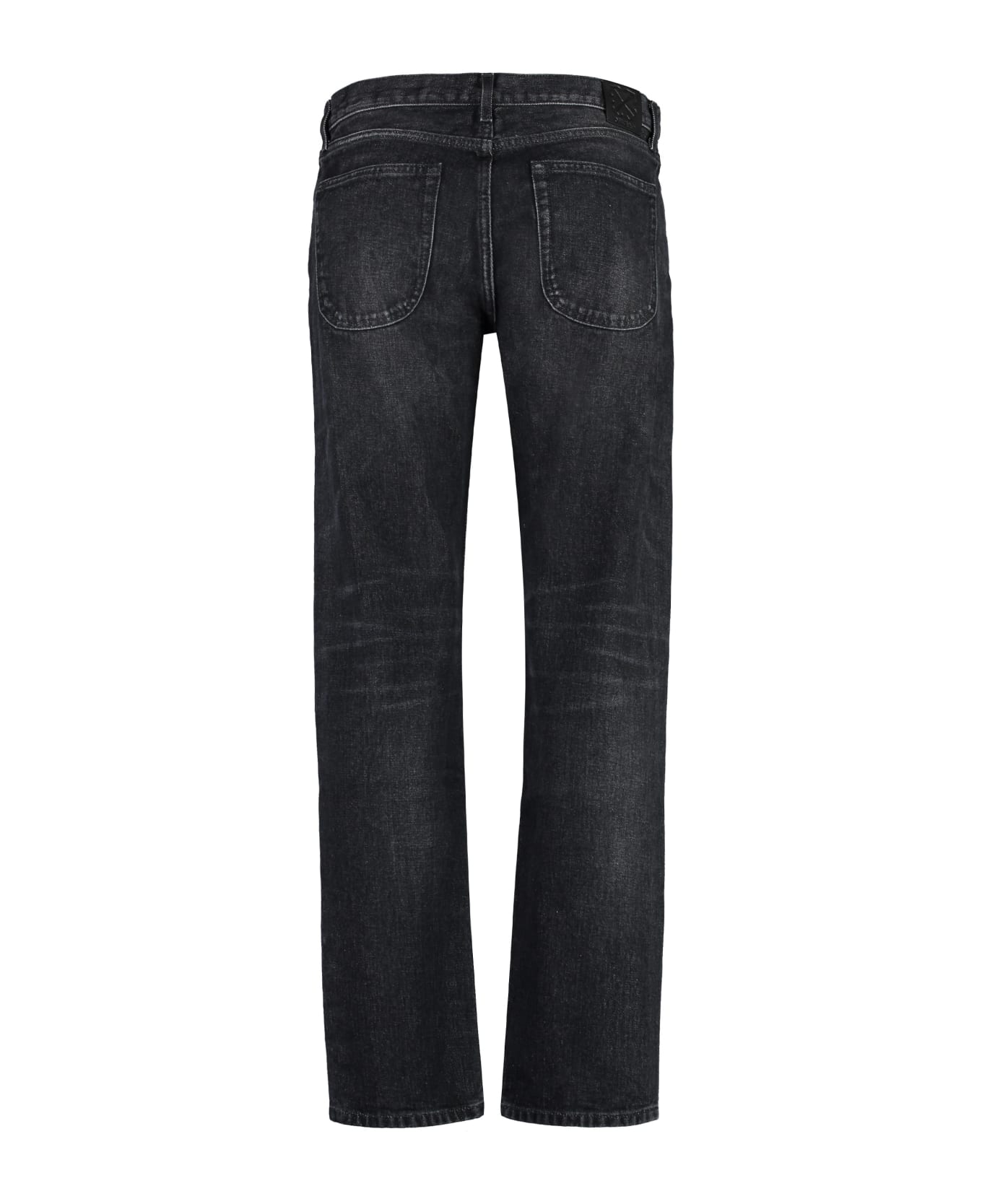 Off-White 5-pocket Straight-leg Jeans - black