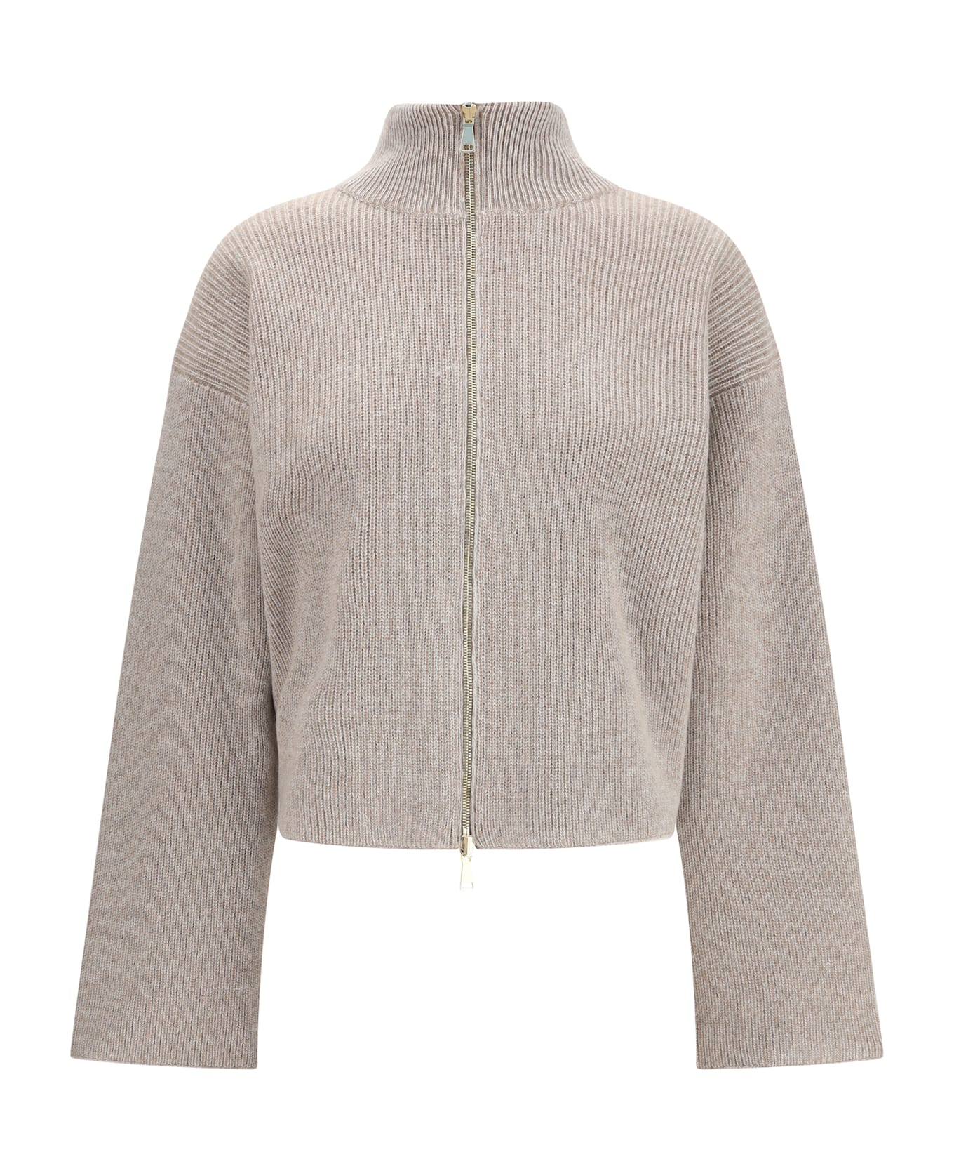 Fabiana Filippi Reversible Platinum Mohair Jacket