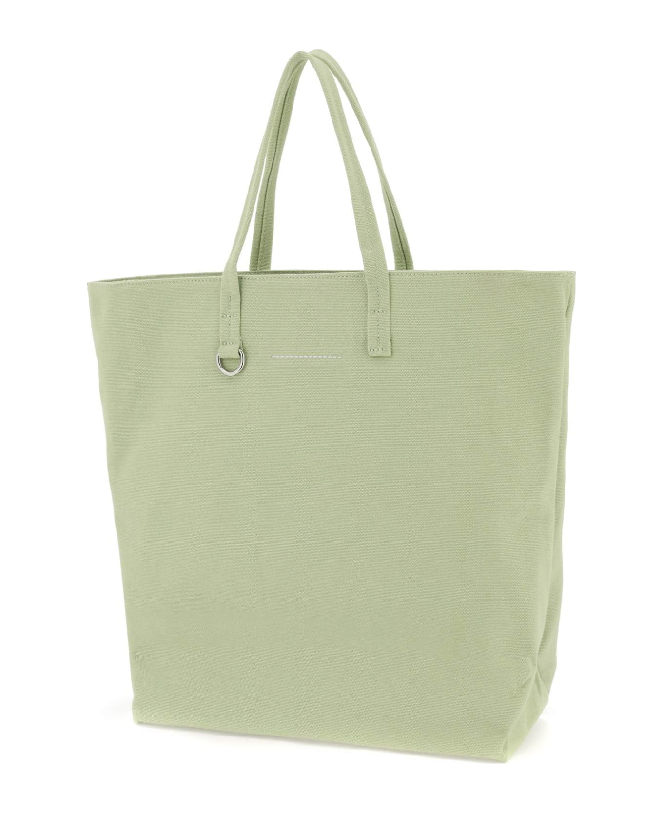 MM6 Maison Margiela Canvas Tote Bag - ALOE WASH (Green)