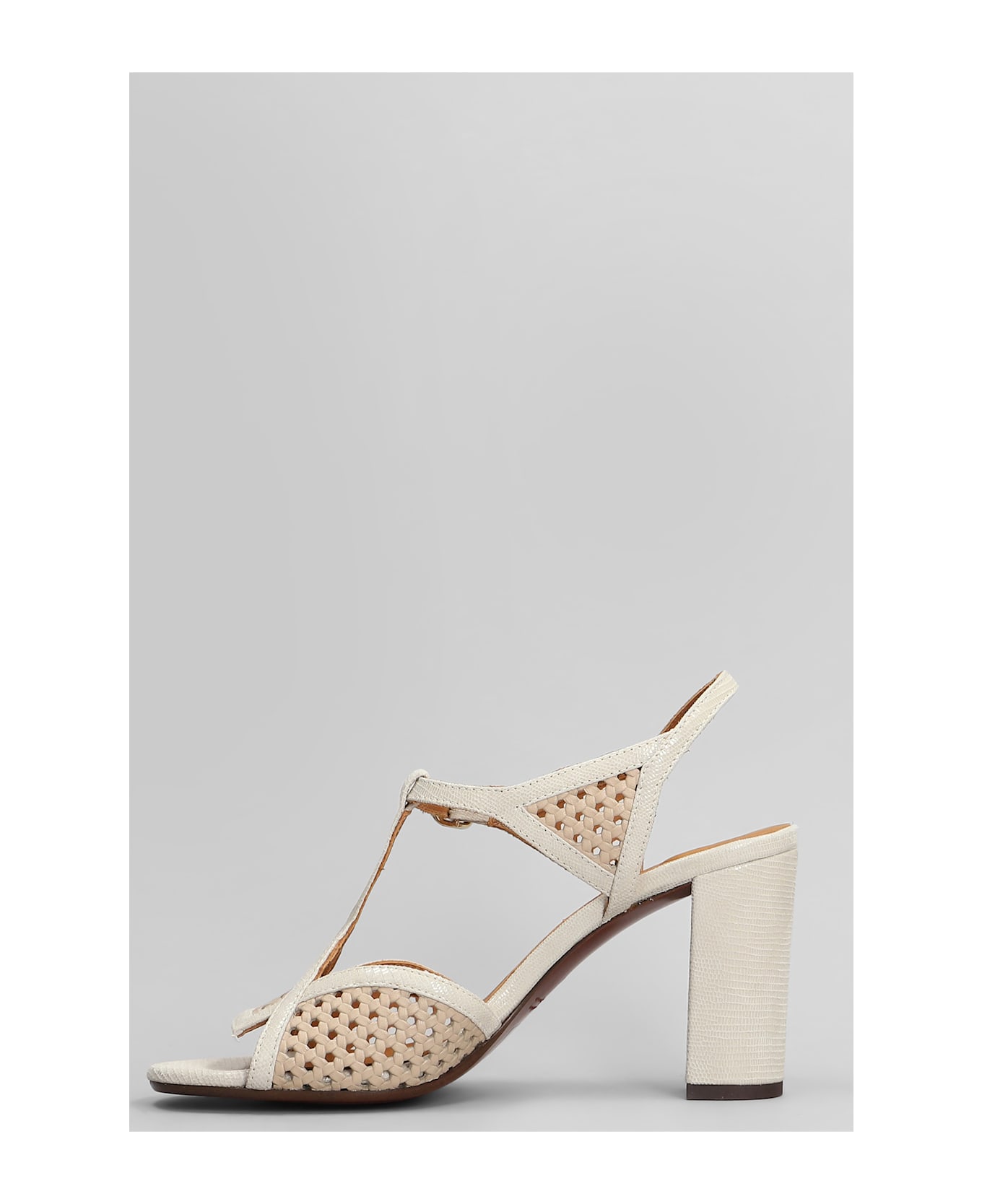 Chie Mihara Bessy 46 Sandals In Beige Leather - beige