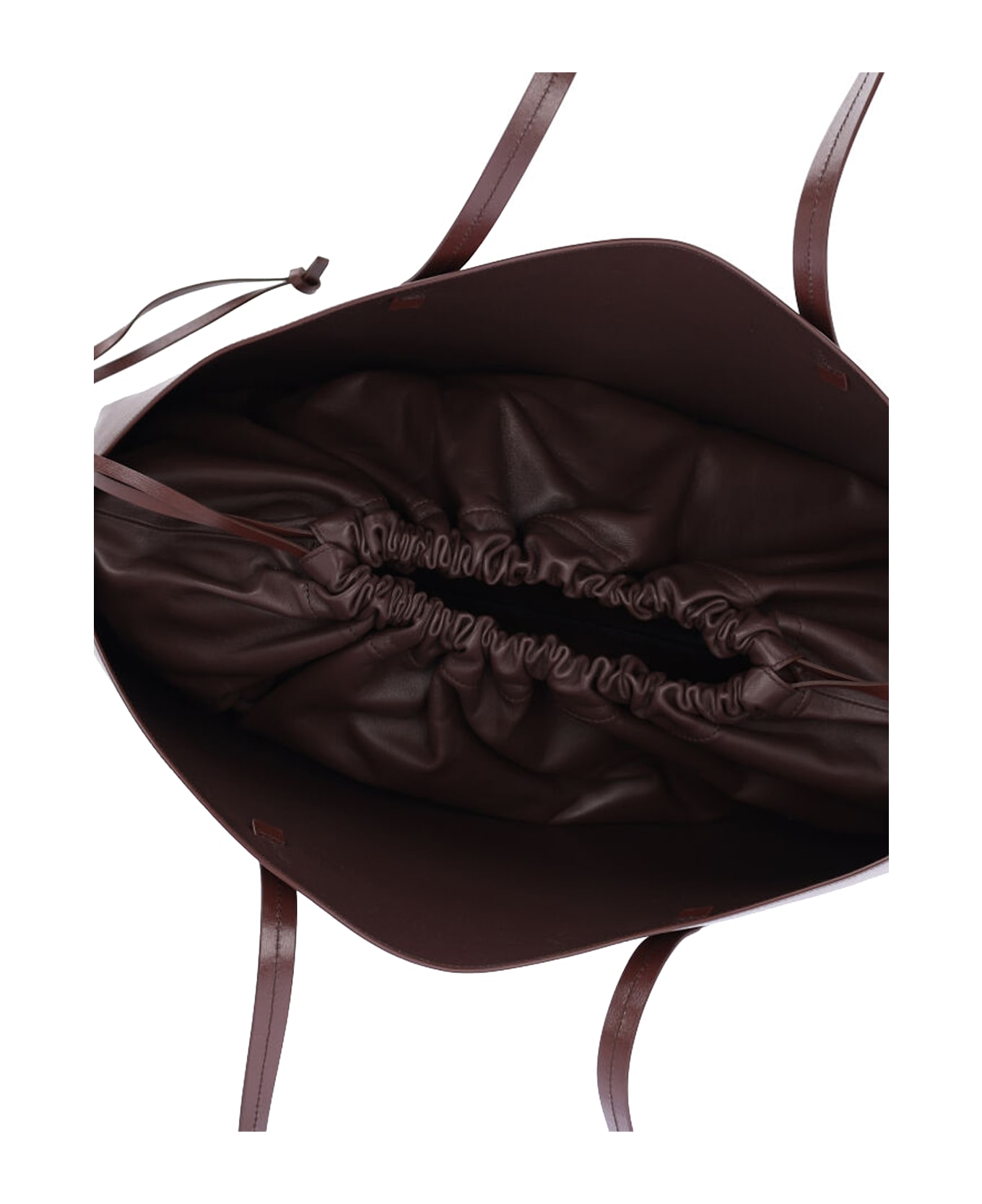 Jil Sander Large Shoulder Bag "curve Shoulder" - Brown