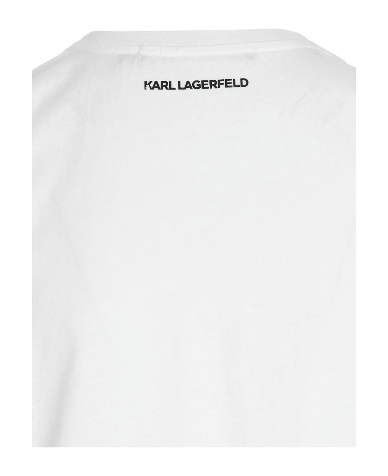 Karl Lagerfeld 'ikonik 2.0 Choupette' T-shirt - White Tシャツ