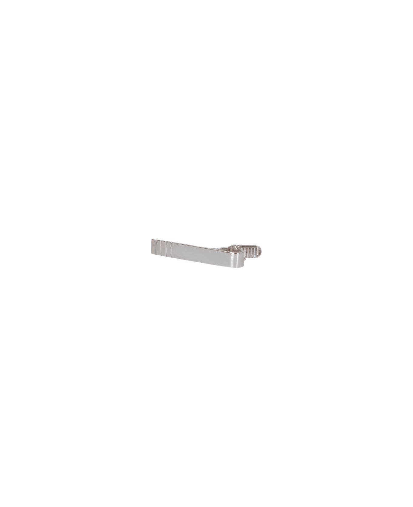 Thom Browne 
4-bar
 Tie Clip - Silver