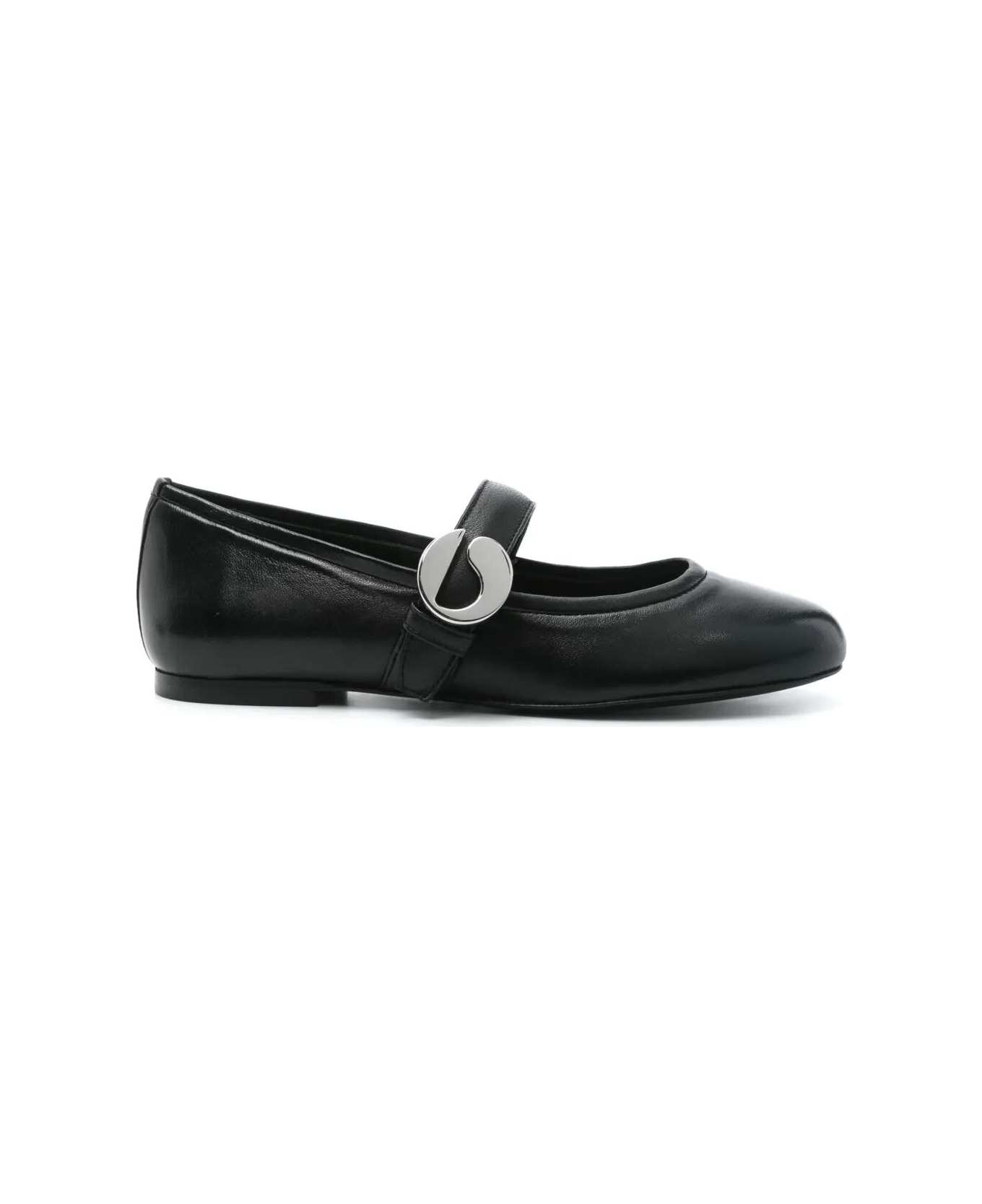 Coperni Leather Ballet Flats - Black