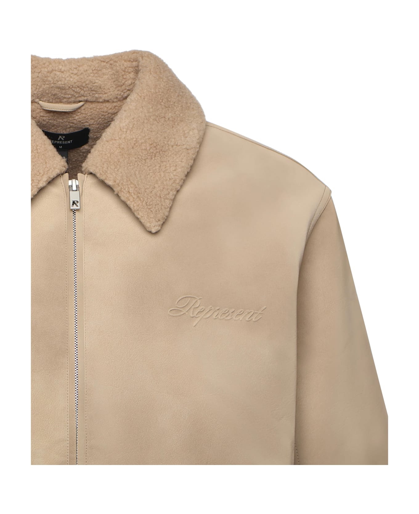 REPRESENT Faux Fur Jacket - Coffee