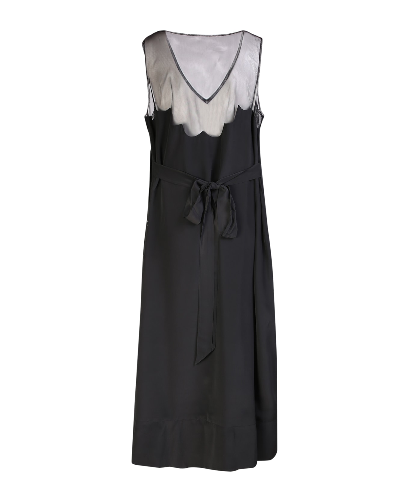 Simone Rocha Black V-neck Dress - Black ワンピース＆ドレス