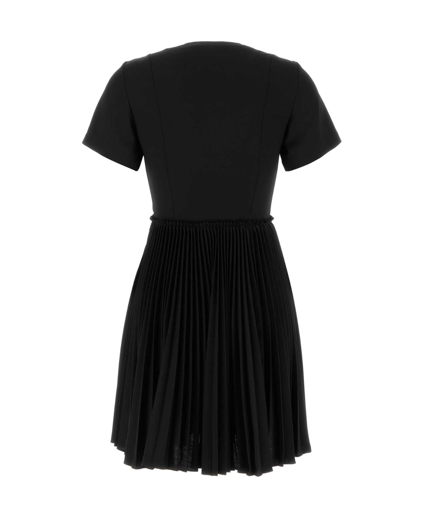 Burberry Black Polyester Blend Mini Dress - Black