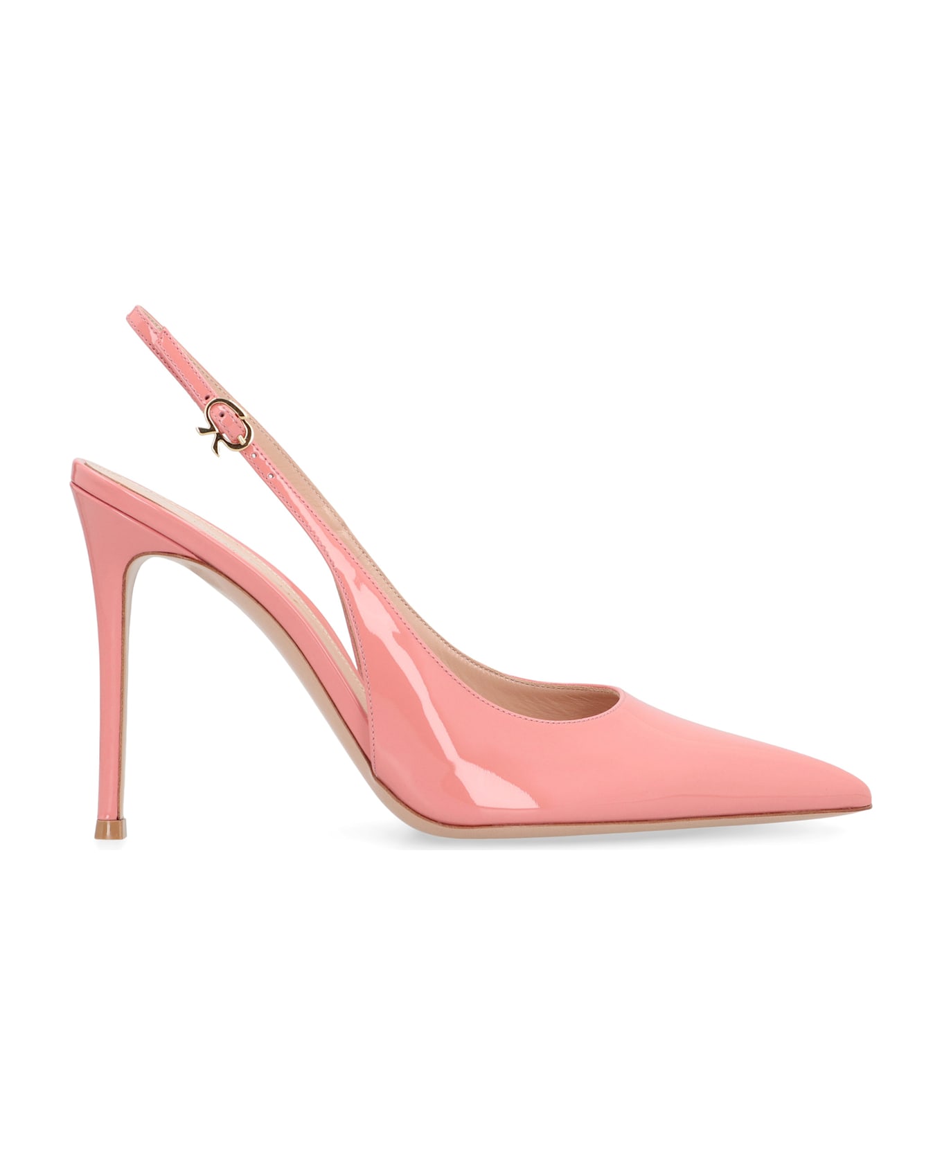 Gianvito Rossi Patent Leather Slingback Pumps - Pink