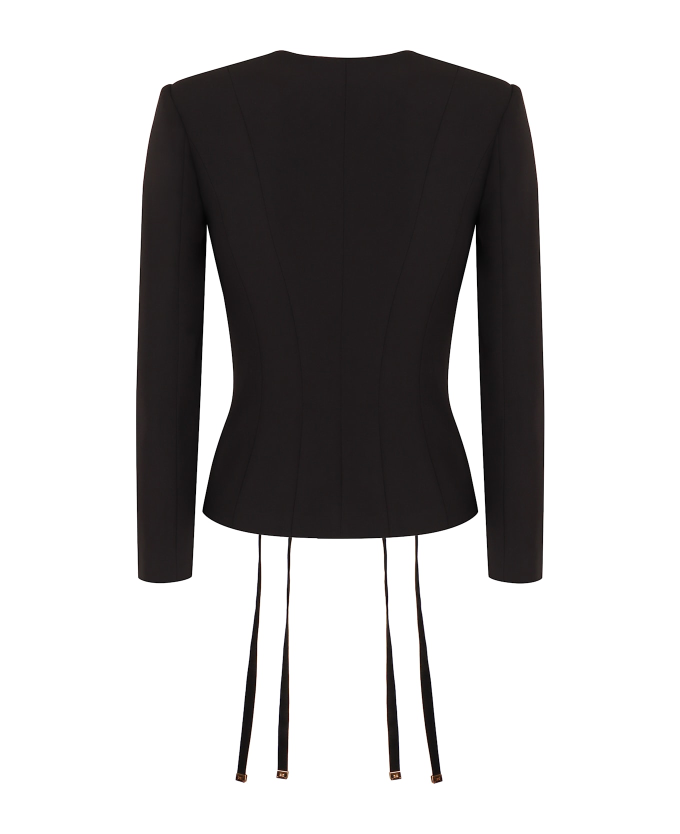 Elisabetta Franchi Full Zip Jacket - black
