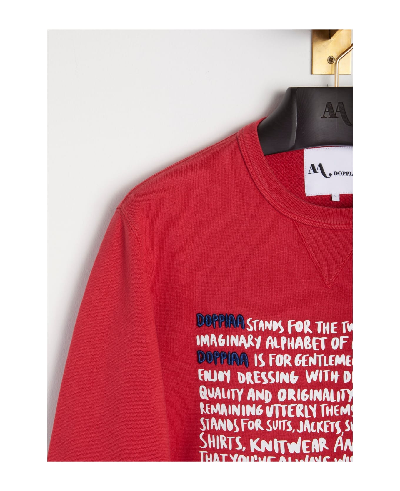 doppiaa Aacaste Doppiaa Statement Crew Neck Sweatshirt