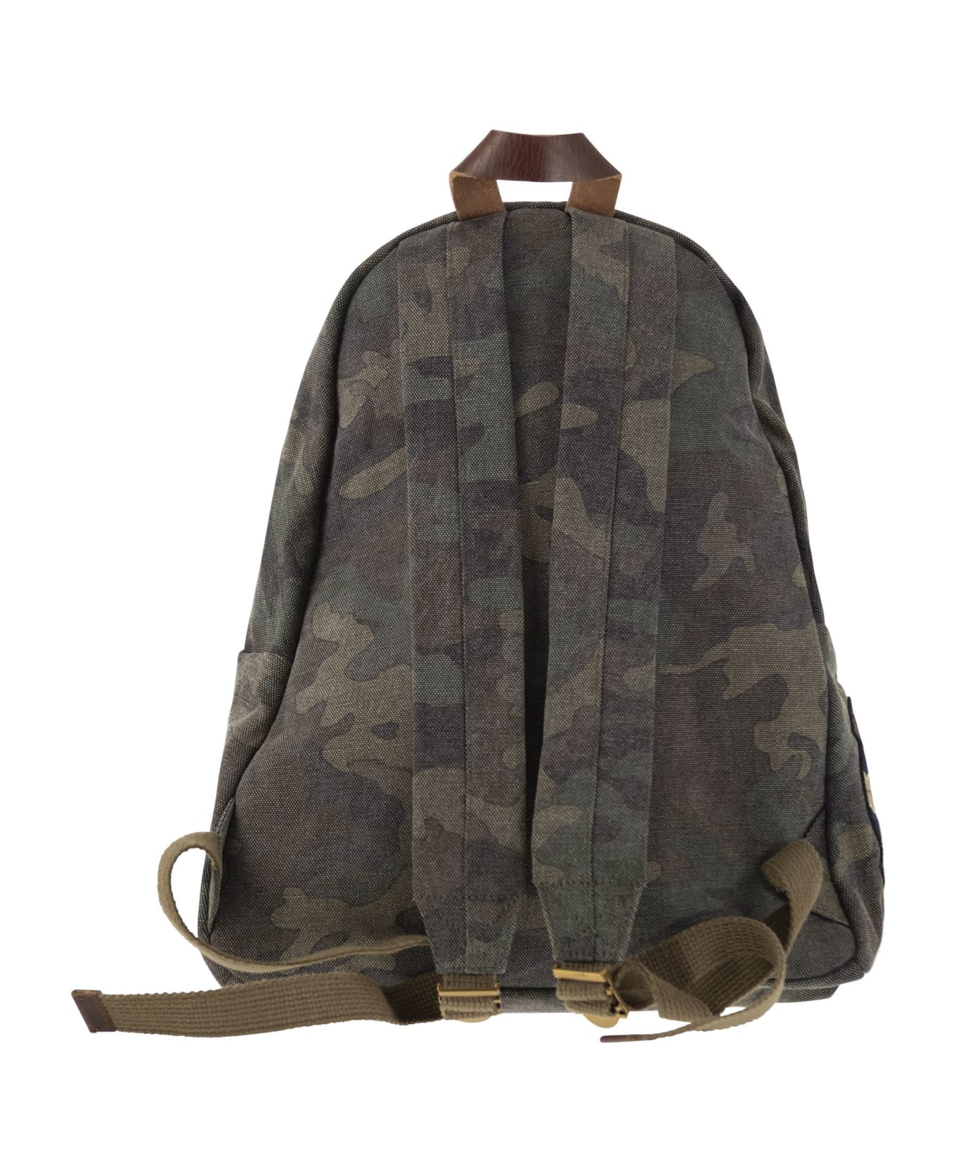 Polo Ralph Lauren Camouflage Canvas Backpack With Tiger - Camo