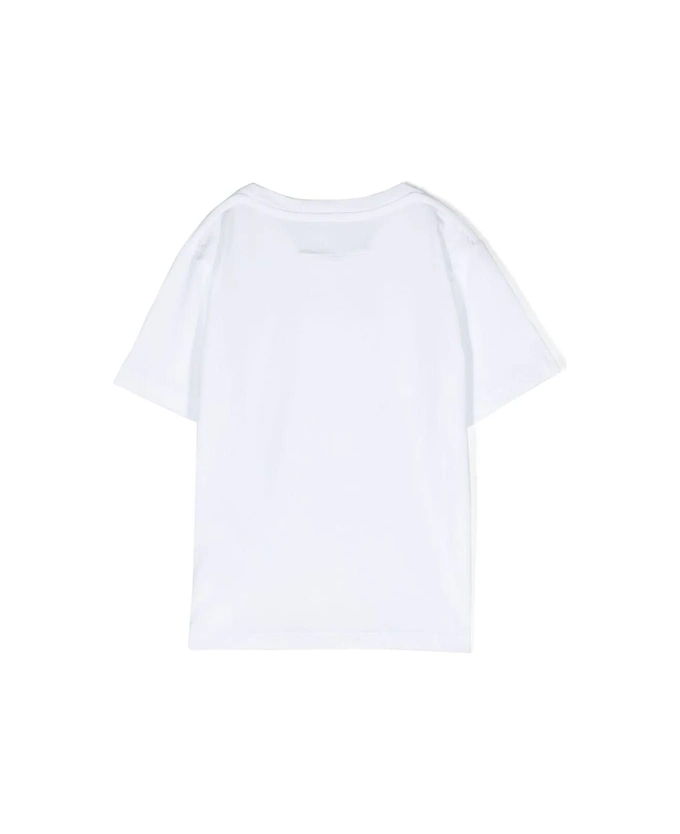 MM6 Maison Margiela T-shirt Con Logo - Bianco
