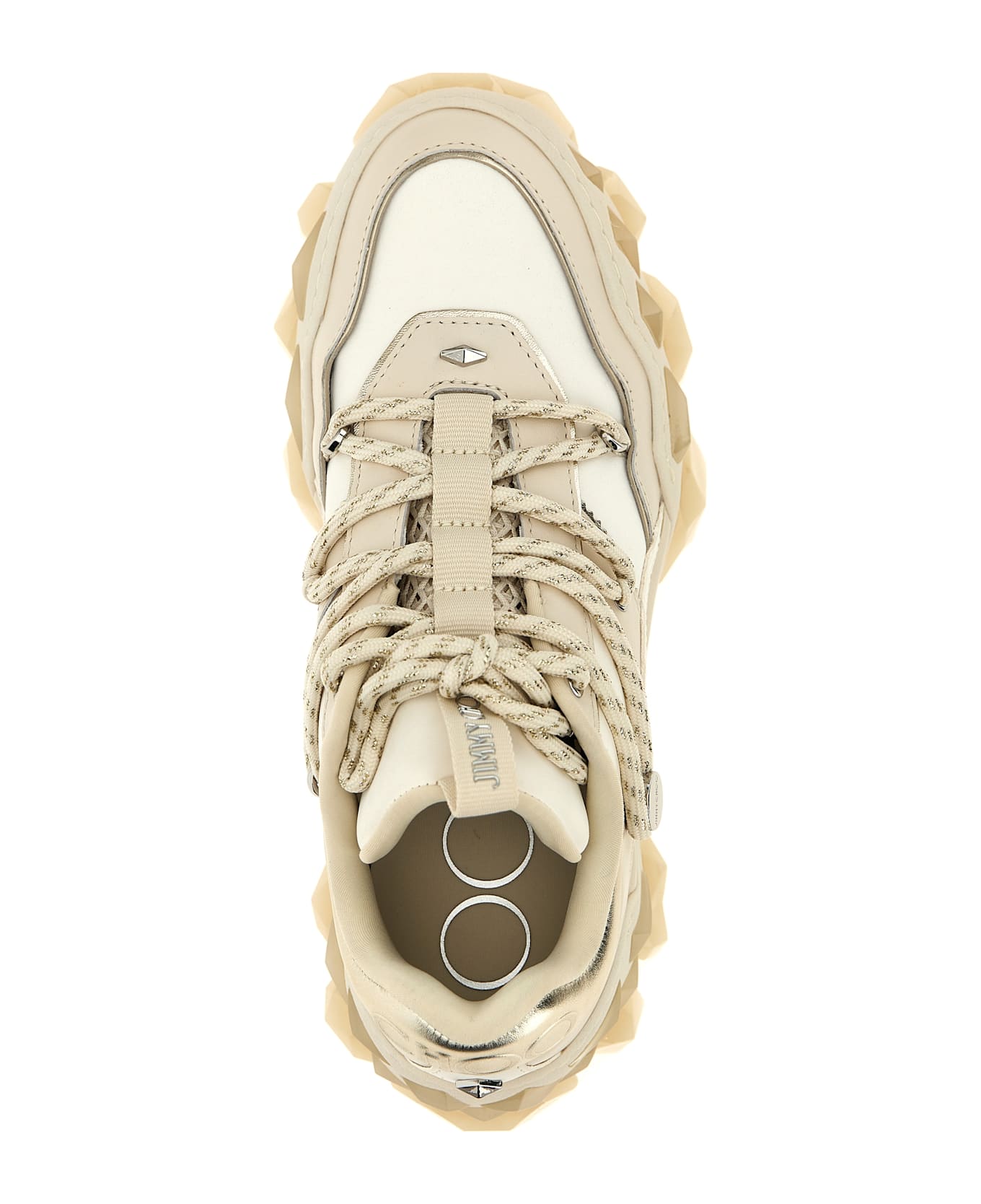 Jimmy Choo 'diamond X' Sneakers - White
