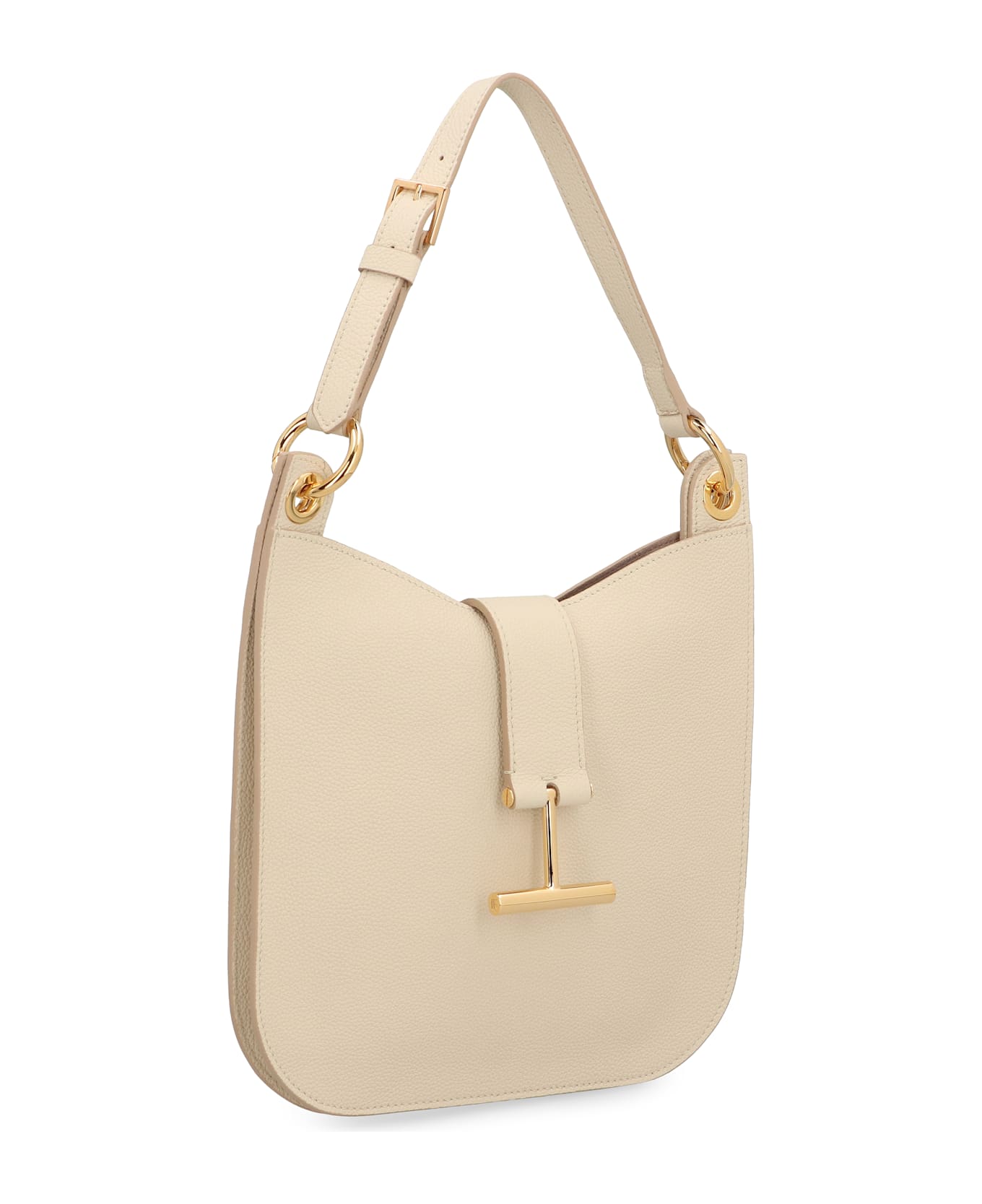 Tom Ford Tara Leather Crossbody Bag - panna