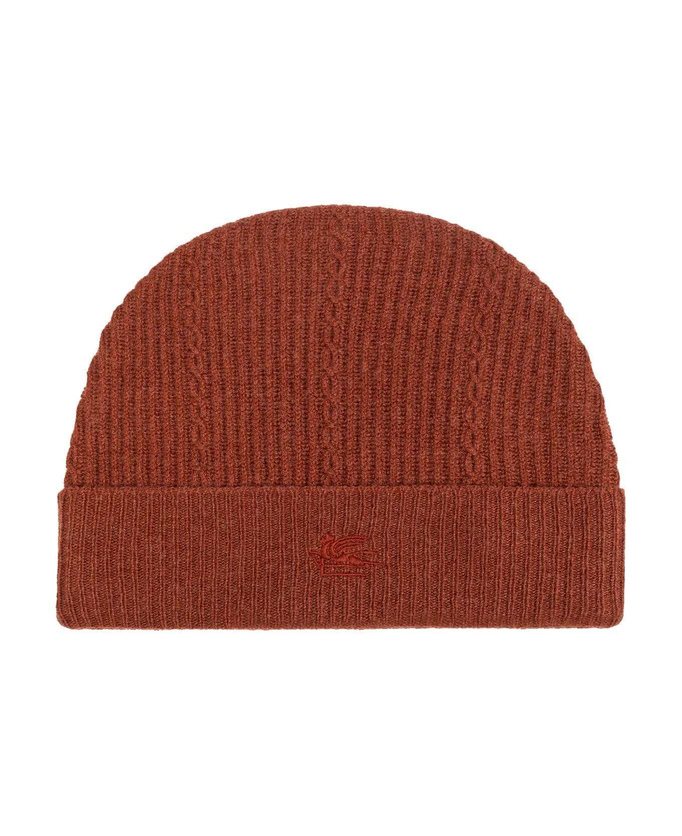 Etro Cap With Embroidered Logo - BORDEAUX