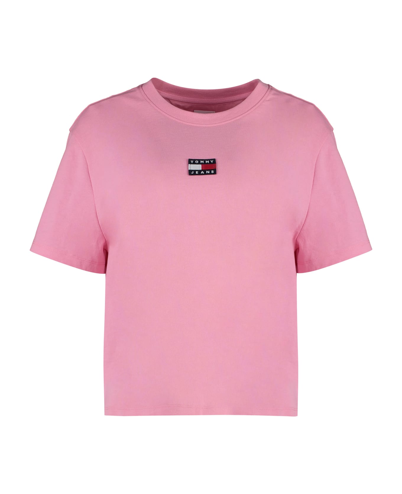 Tommy Hilfiger Logo Print T-shirt - Pink Tシャツ