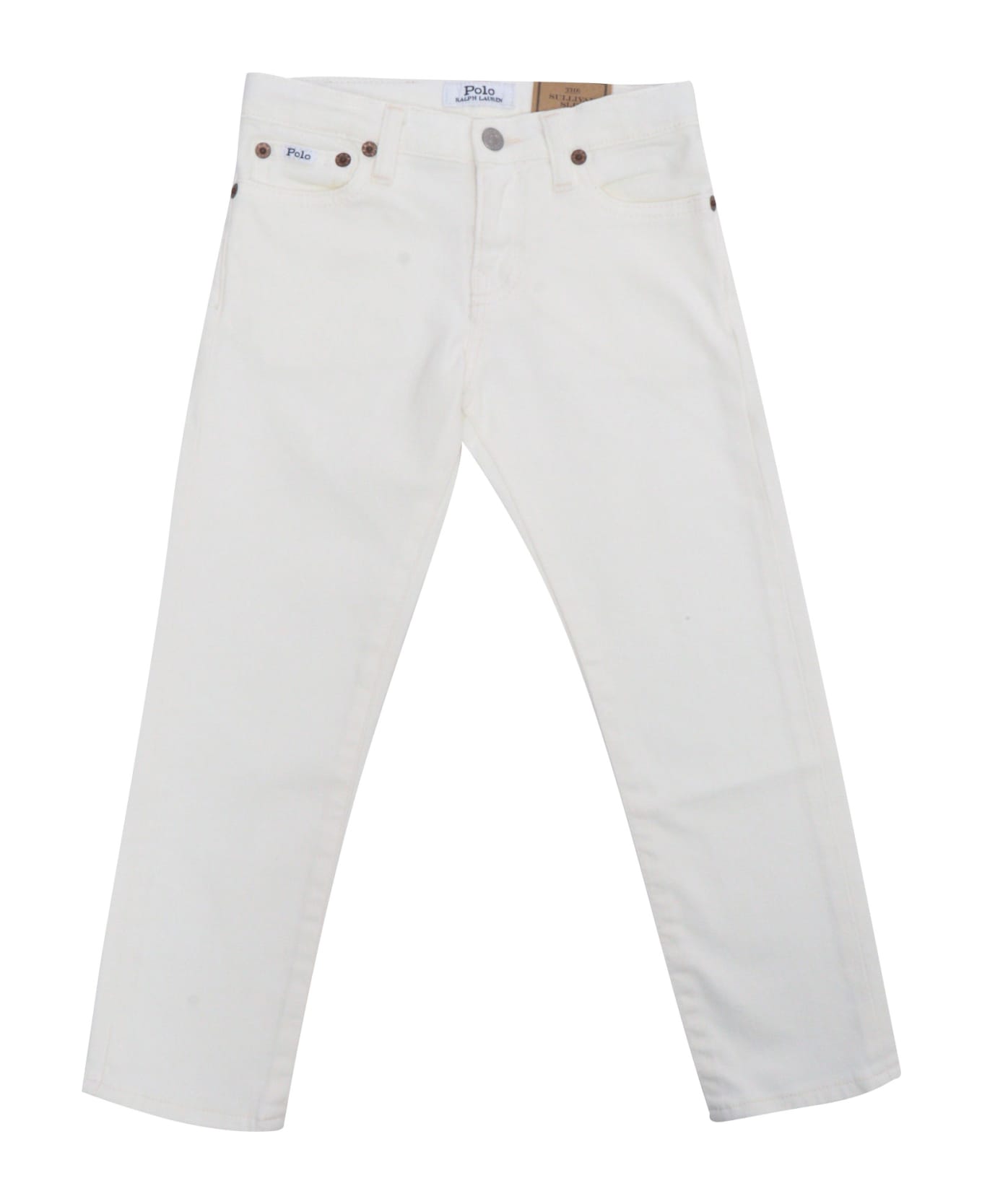Polo Ralph Lauren White Jeans - WHITE