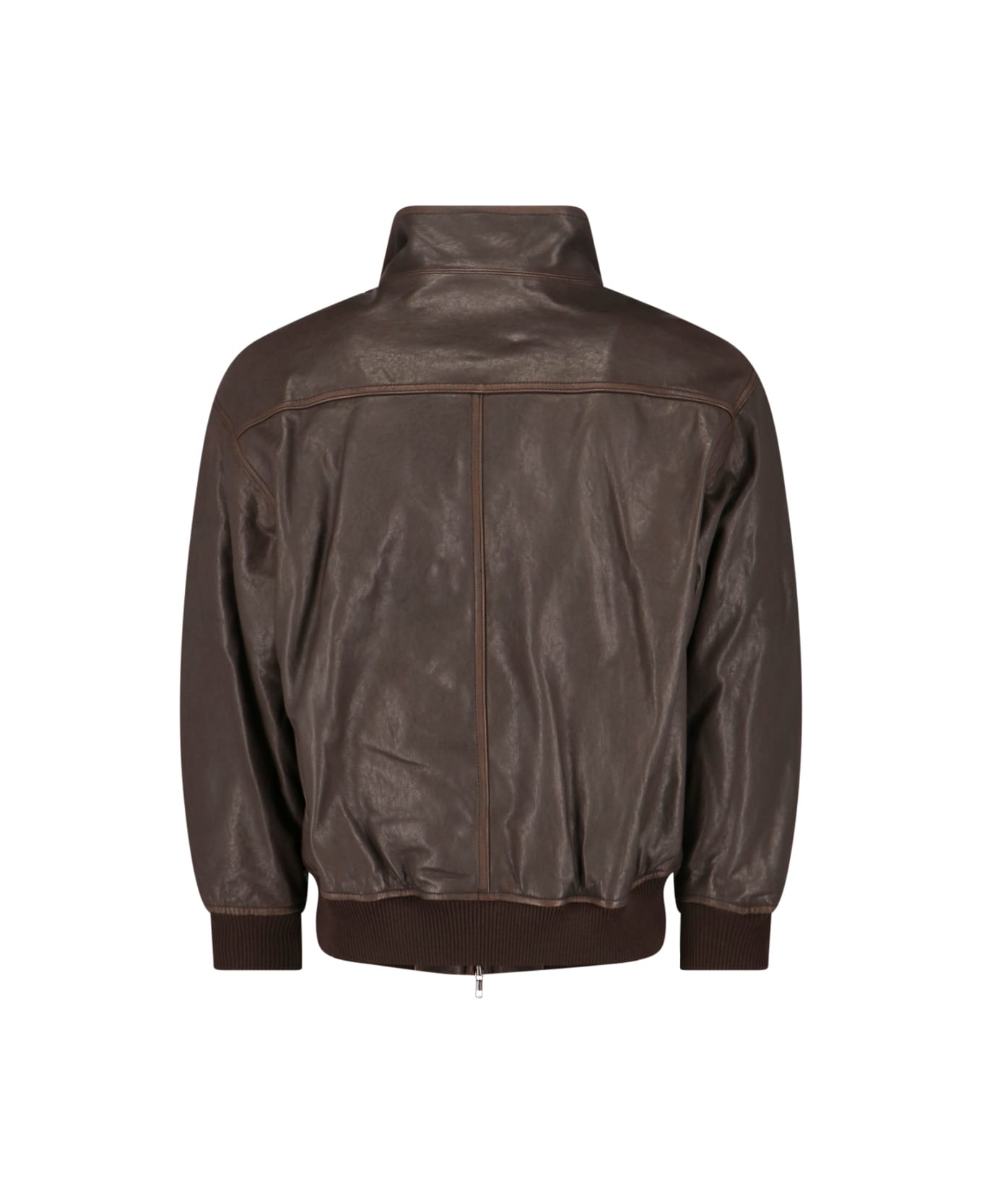 Dunst Lamb Leather Jacket - Brown