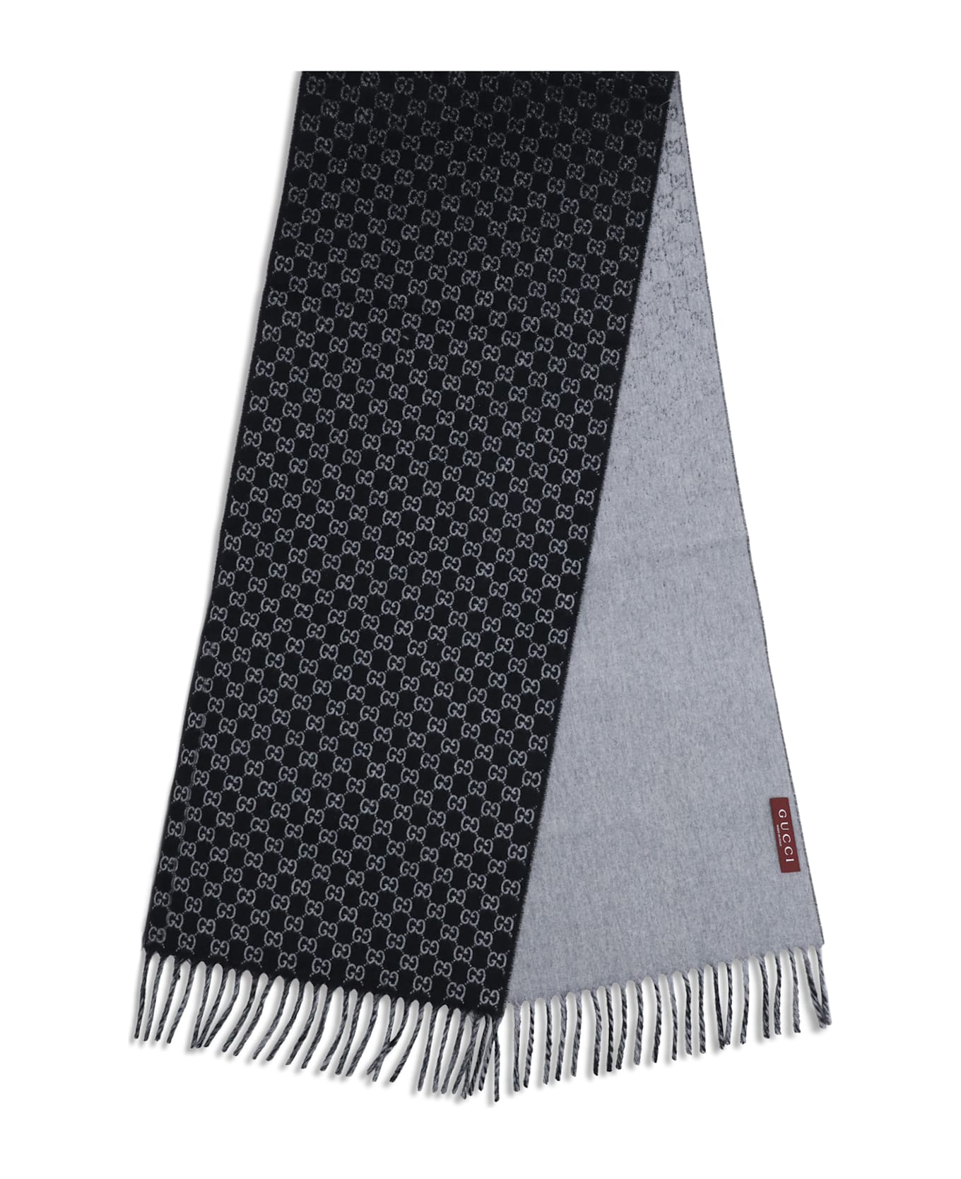 Gucci Wool And Cashmere Scarf With A Gradient Gg Motif