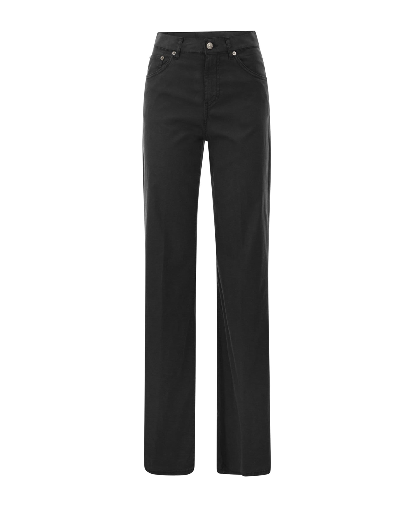 Dondup Amber - Wide-leg Jeans - Black