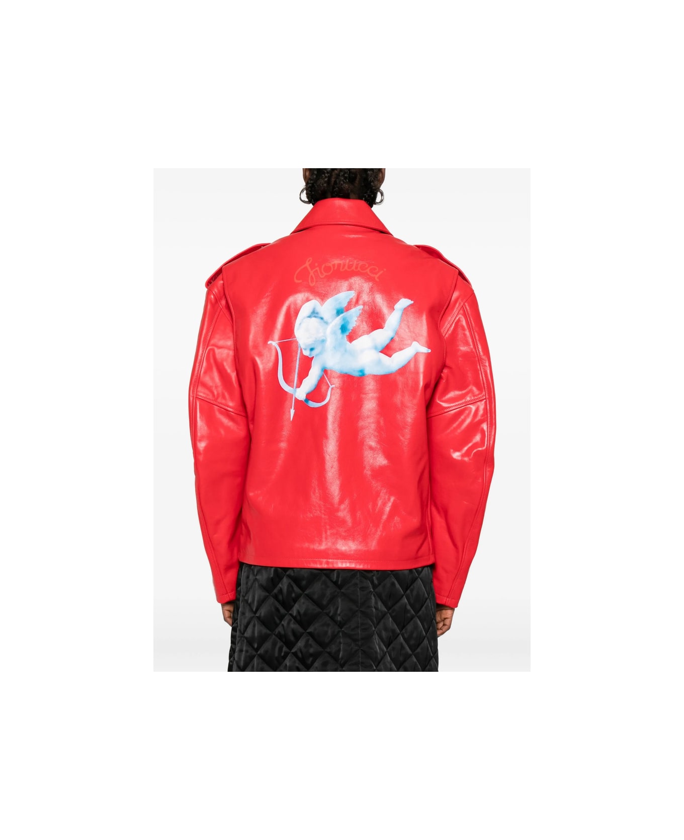 Fiorucci Leather Outerwear - RED