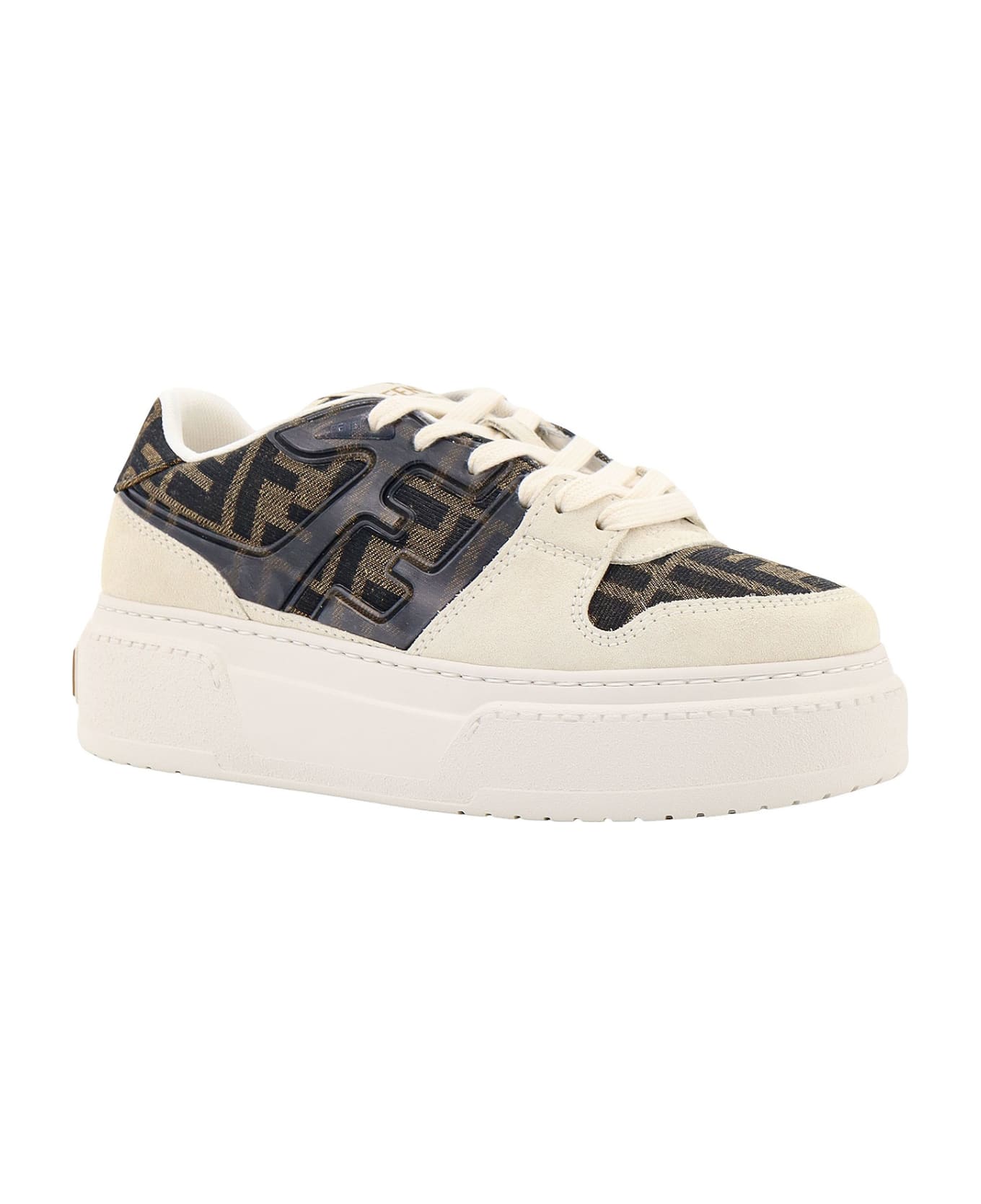 Fendi Match Sneakers - Brown