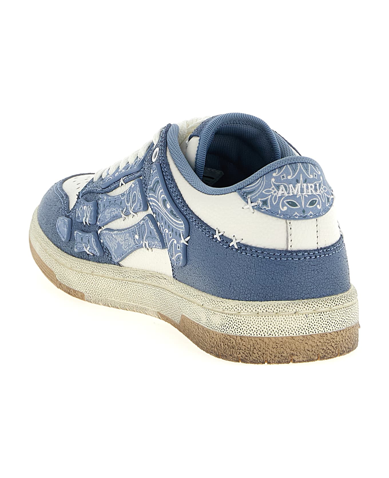 AMIRI 'bandana Skel Top Low' Sneakers - Blue
