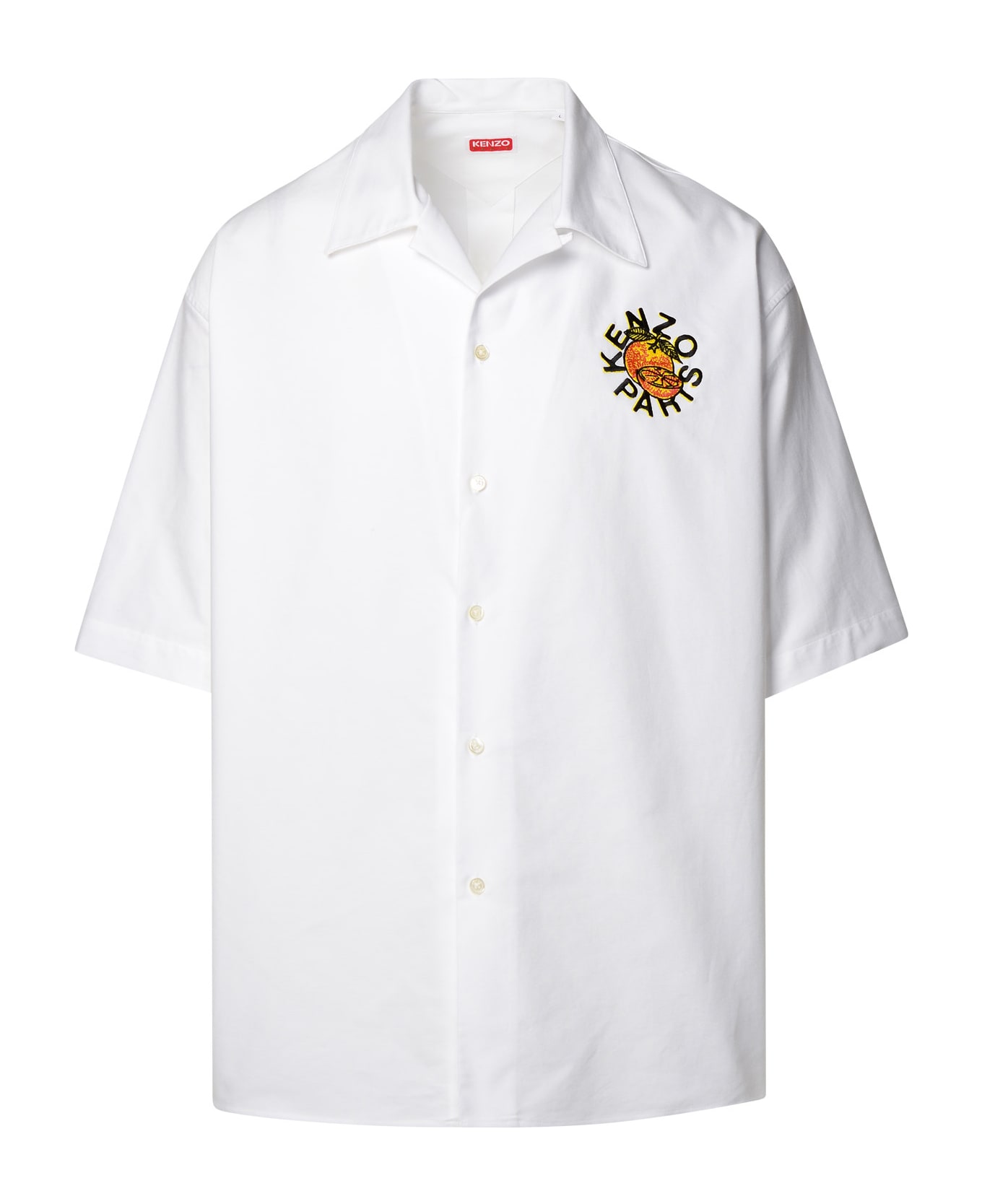 Kenzo White Cotton Shirt - white シャツ